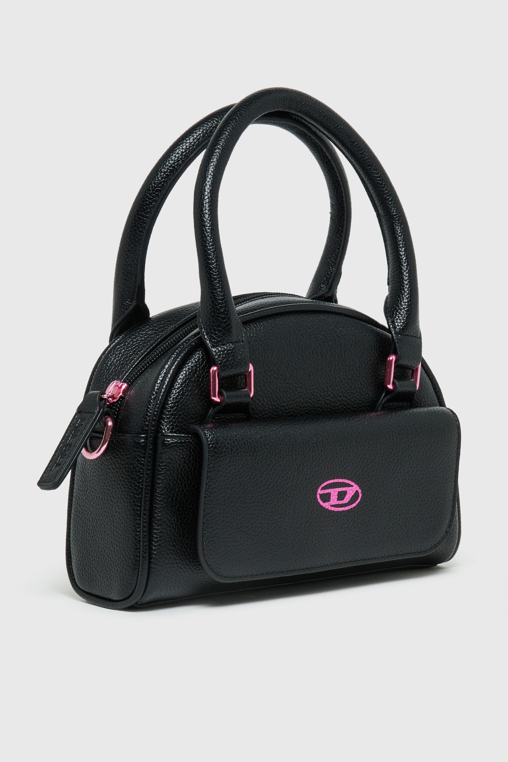 Diesel - WREDY, WREDY - Borsa in tessuto grainy coated Donna in Nero - 3