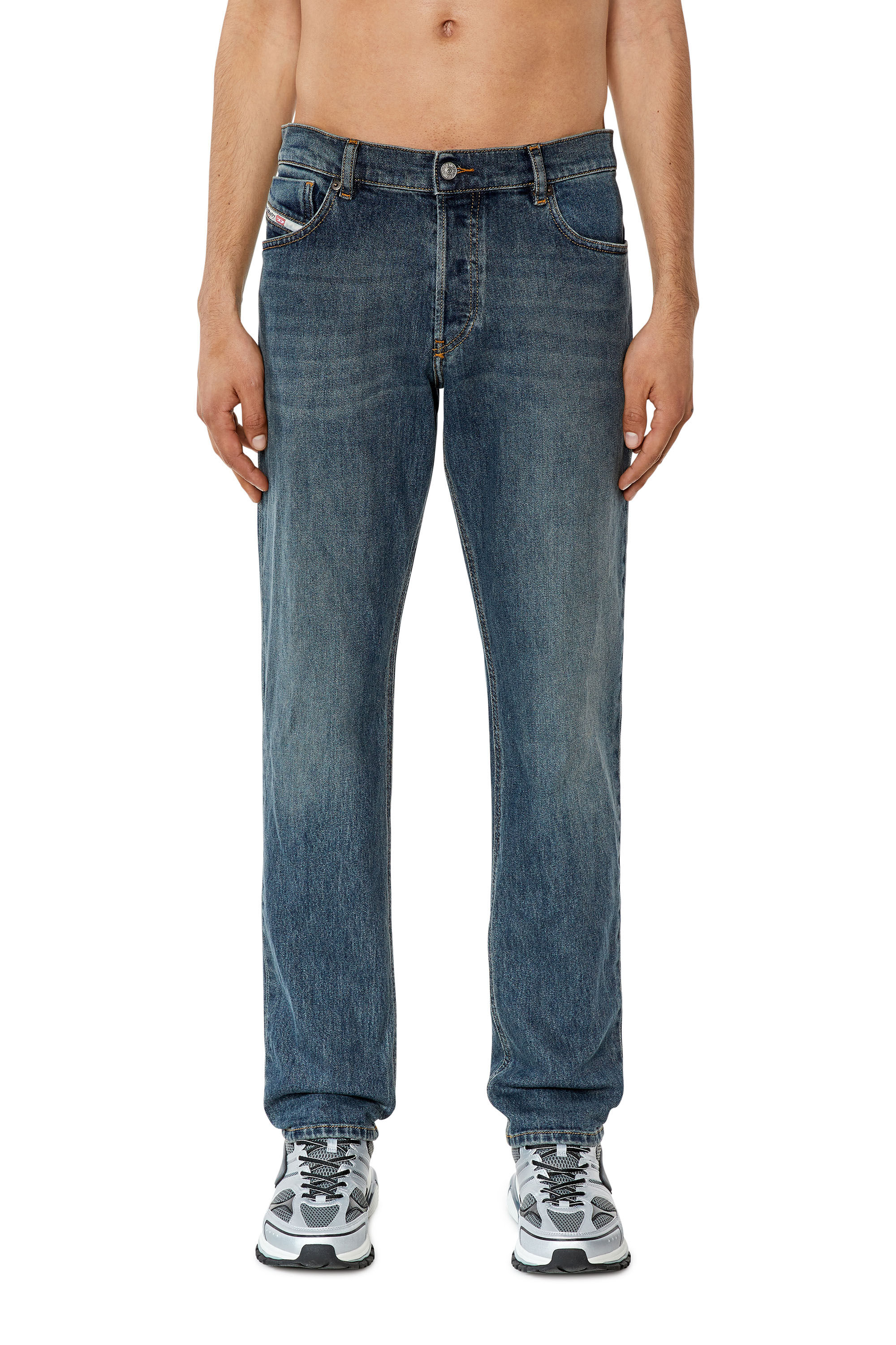 Diesel - Straight Jeans 1995 D-Sark 09F74, Blu medio - Image 3