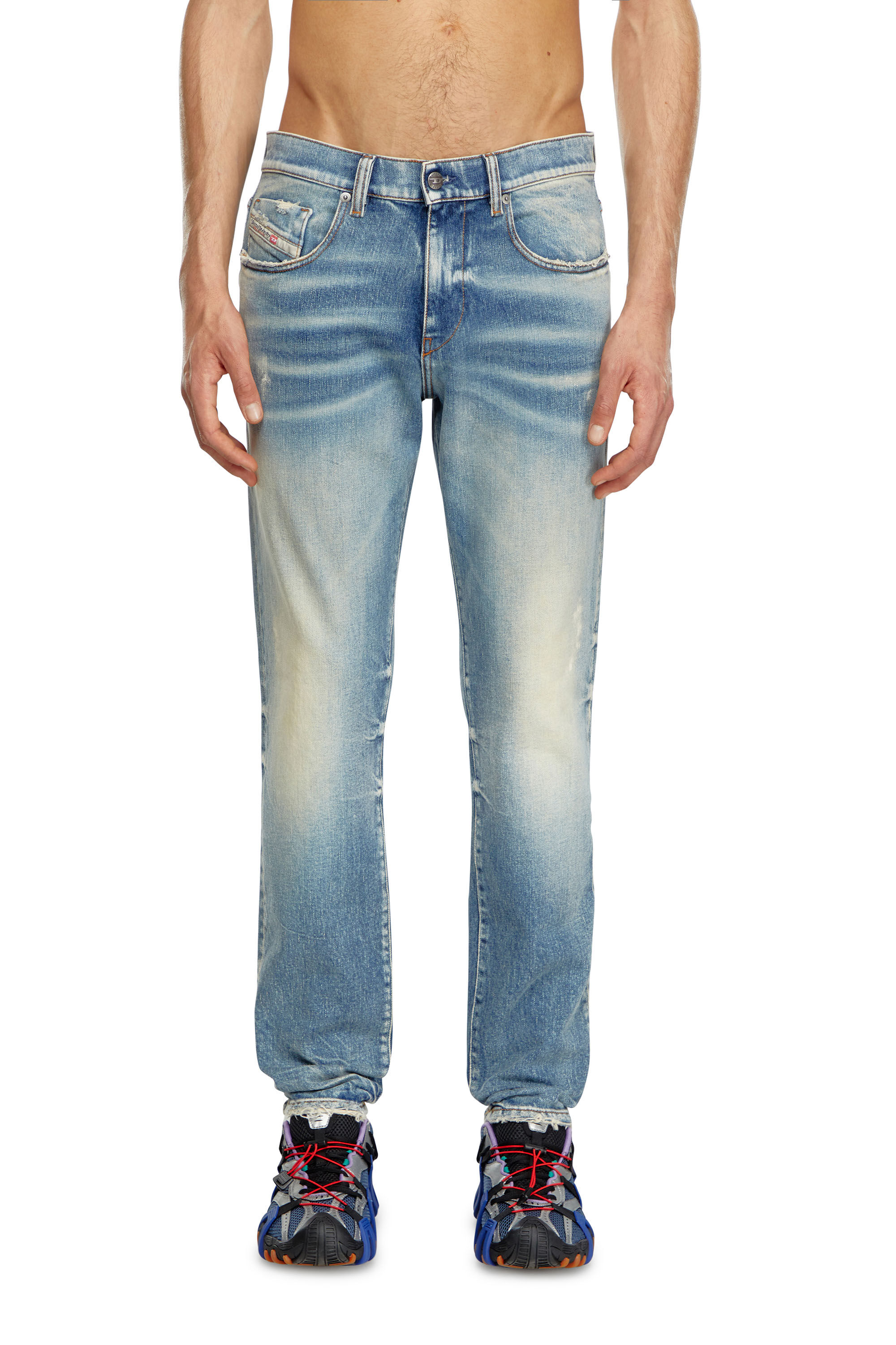 Jeans Uomo Slim Blu medio 2019 D Strukt Diesel