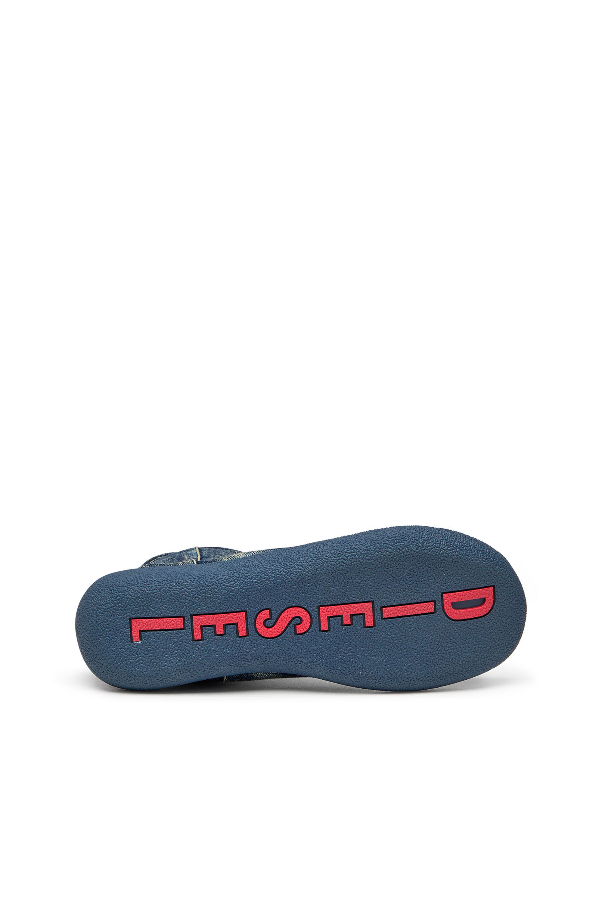 Diesel - D-SHOCK BT, D-Shock Bt-Stivaletto a calzino in denim solarizzato Uomo in Blu - 5