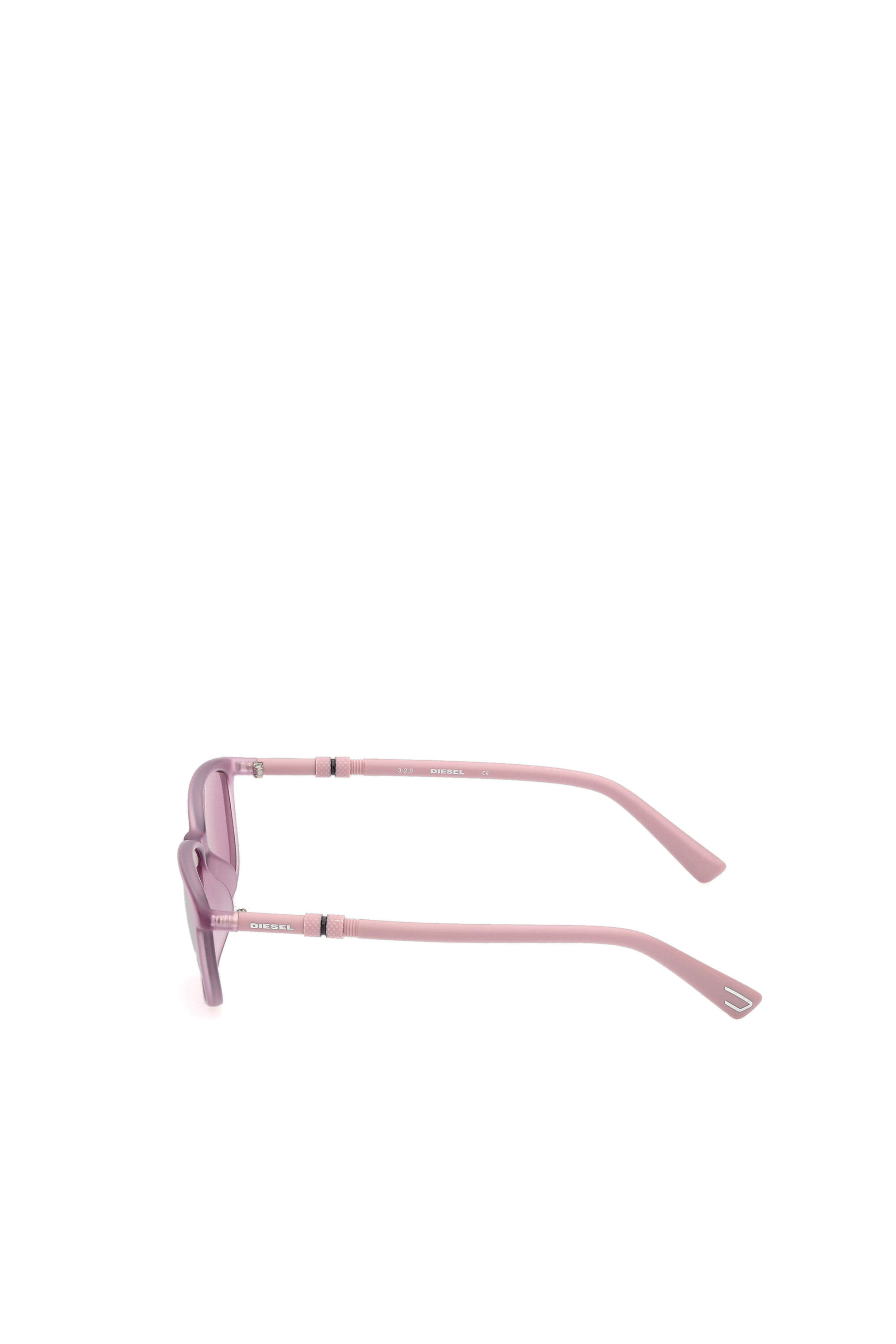 Diesel - DL0333, Occhiali squadrati in iniettato Donna in Rosa - 3