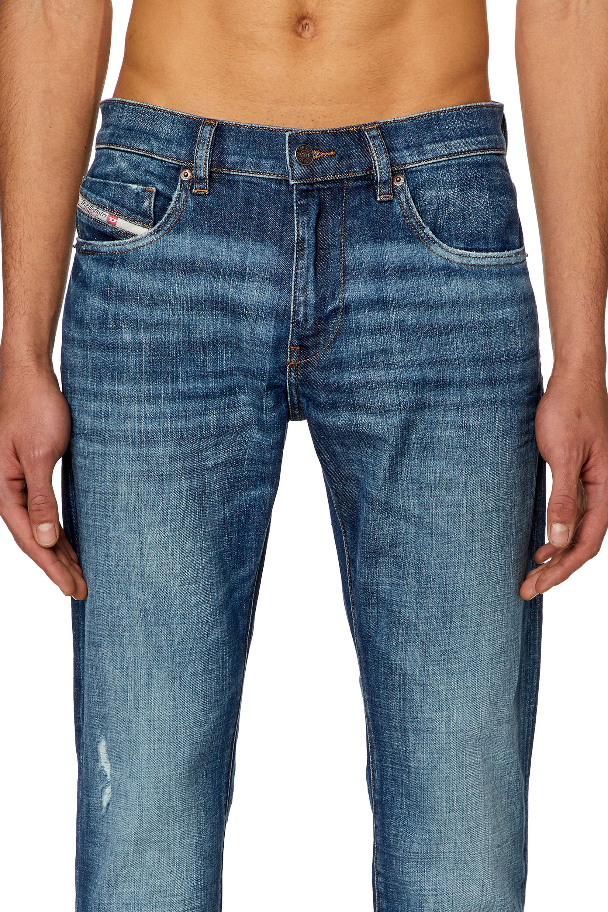 Diesel - Slim Jeans 2019 D-Strukt 0DQAE, Blu medio - Image 5