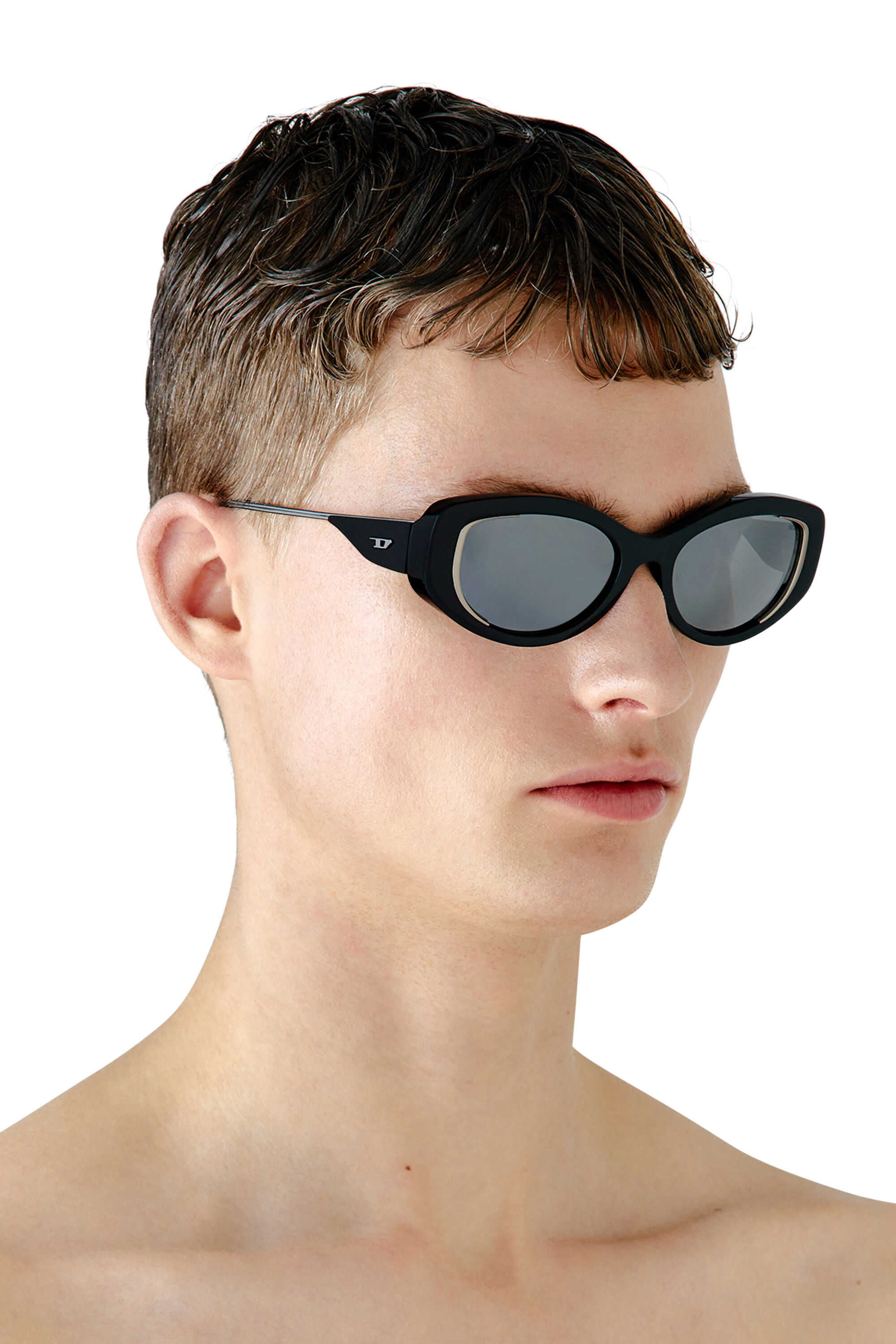 Occhiali da sole cat eye Donna Nero Diesel