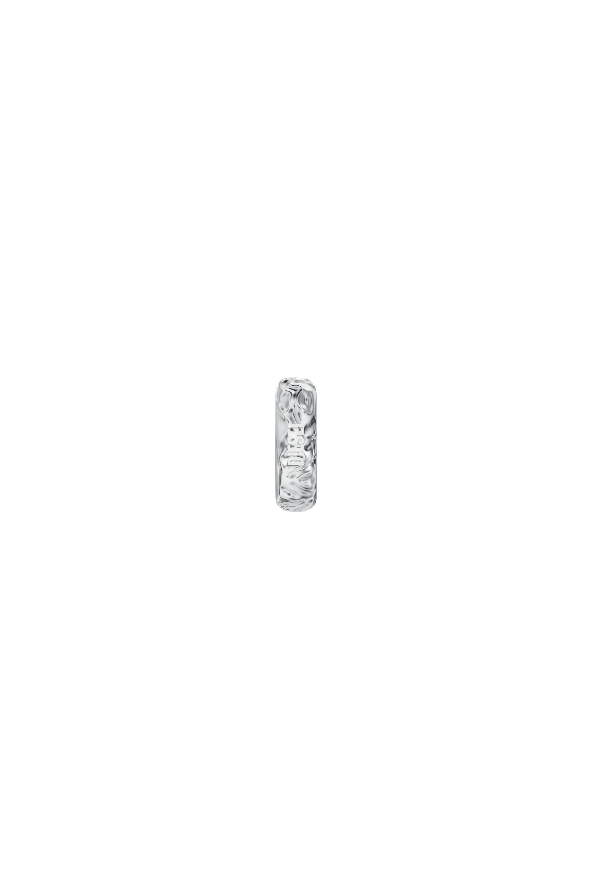 Diesel - DX1730040, Orecchino a cerchio in acciaio inox Unisex in Argento - 2