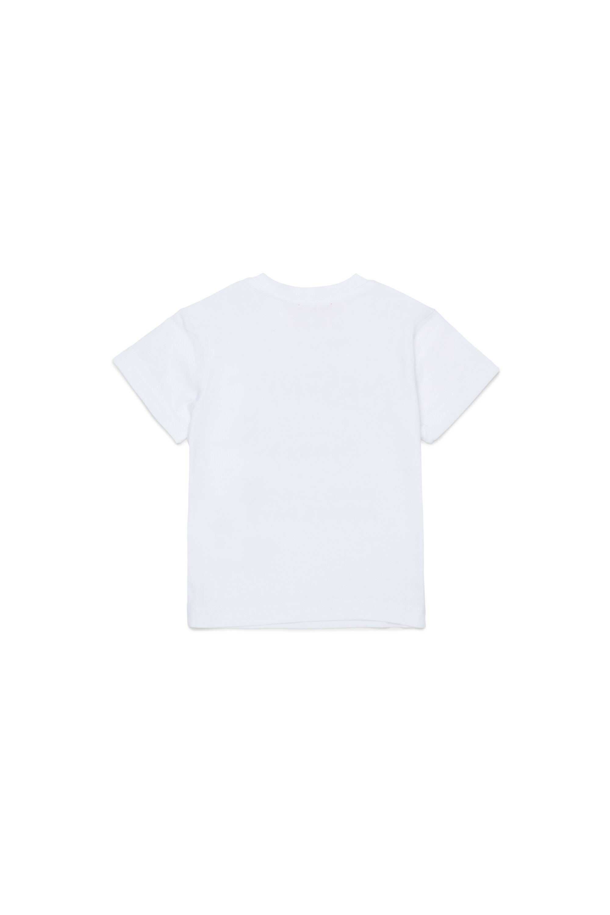 Diesel - TSINB, T-shirt in cotone con stampa slogan Uomo in Bianco - 2