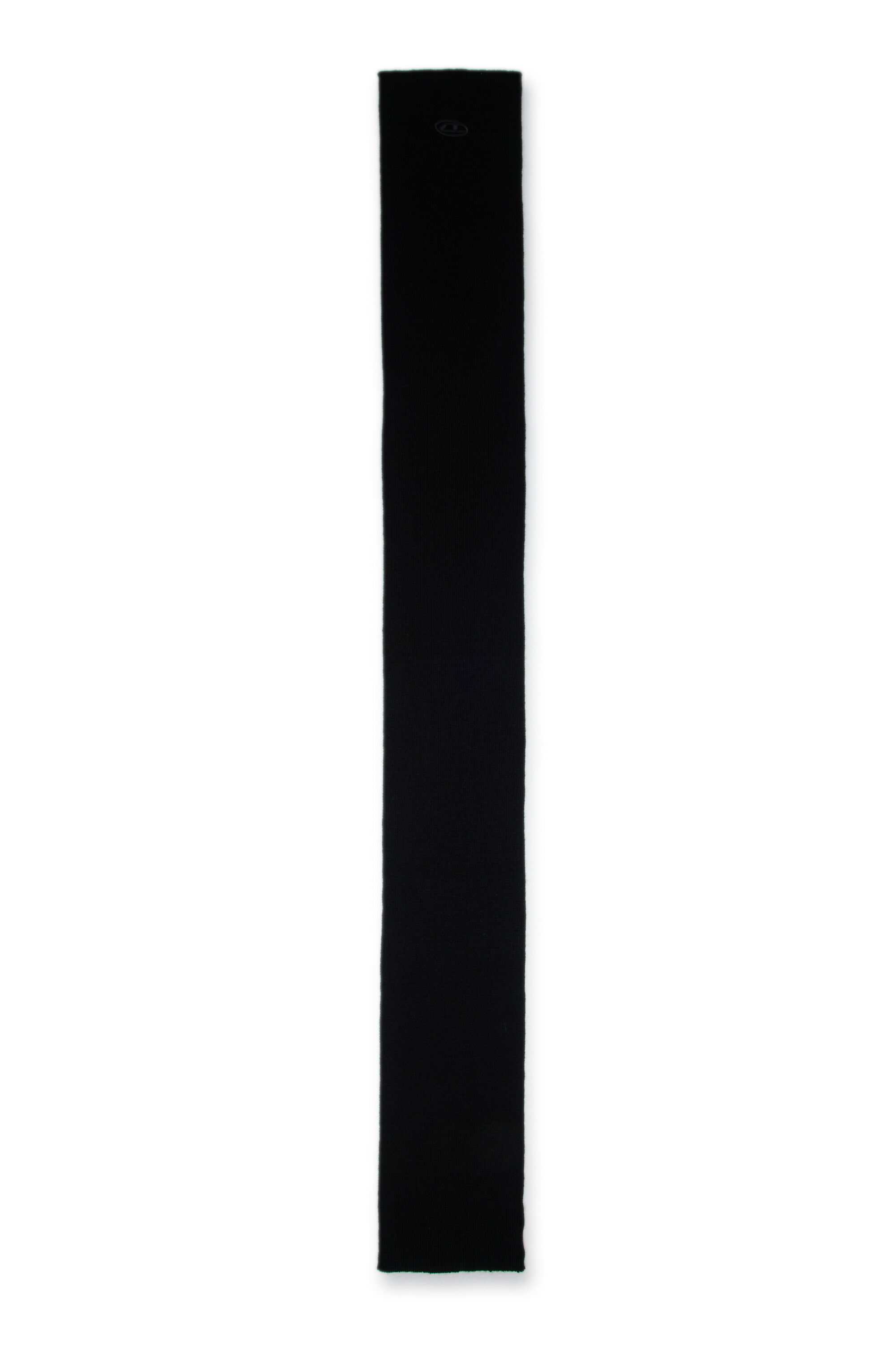 Diesel - RKCODERSCARF, Unisex's Wool blend scarf with logo in Black - 2