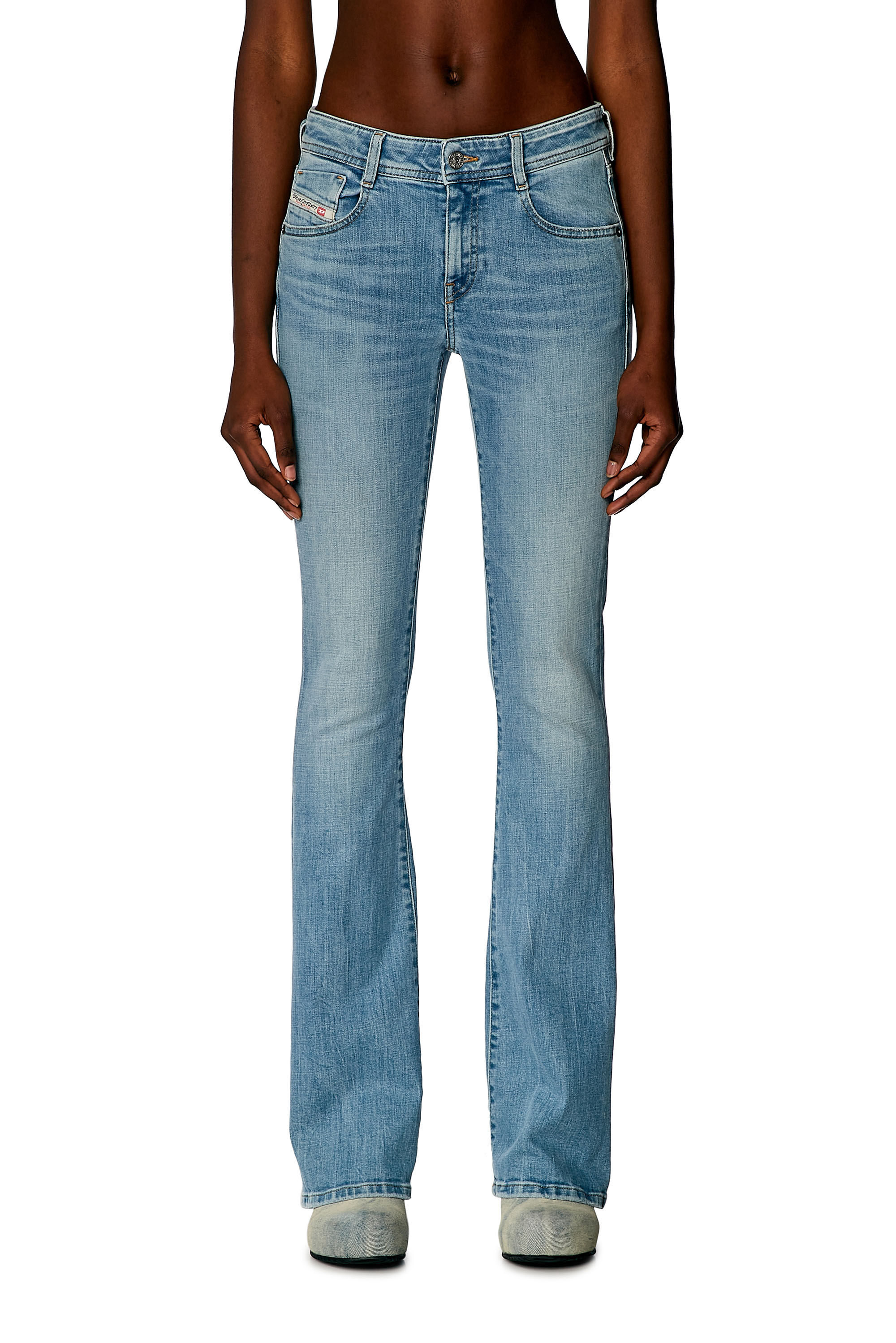 Diesel - Bootcut and Flare Jeans 1969 D-Ebbey 09H61, Blu Chiaro - Image 3