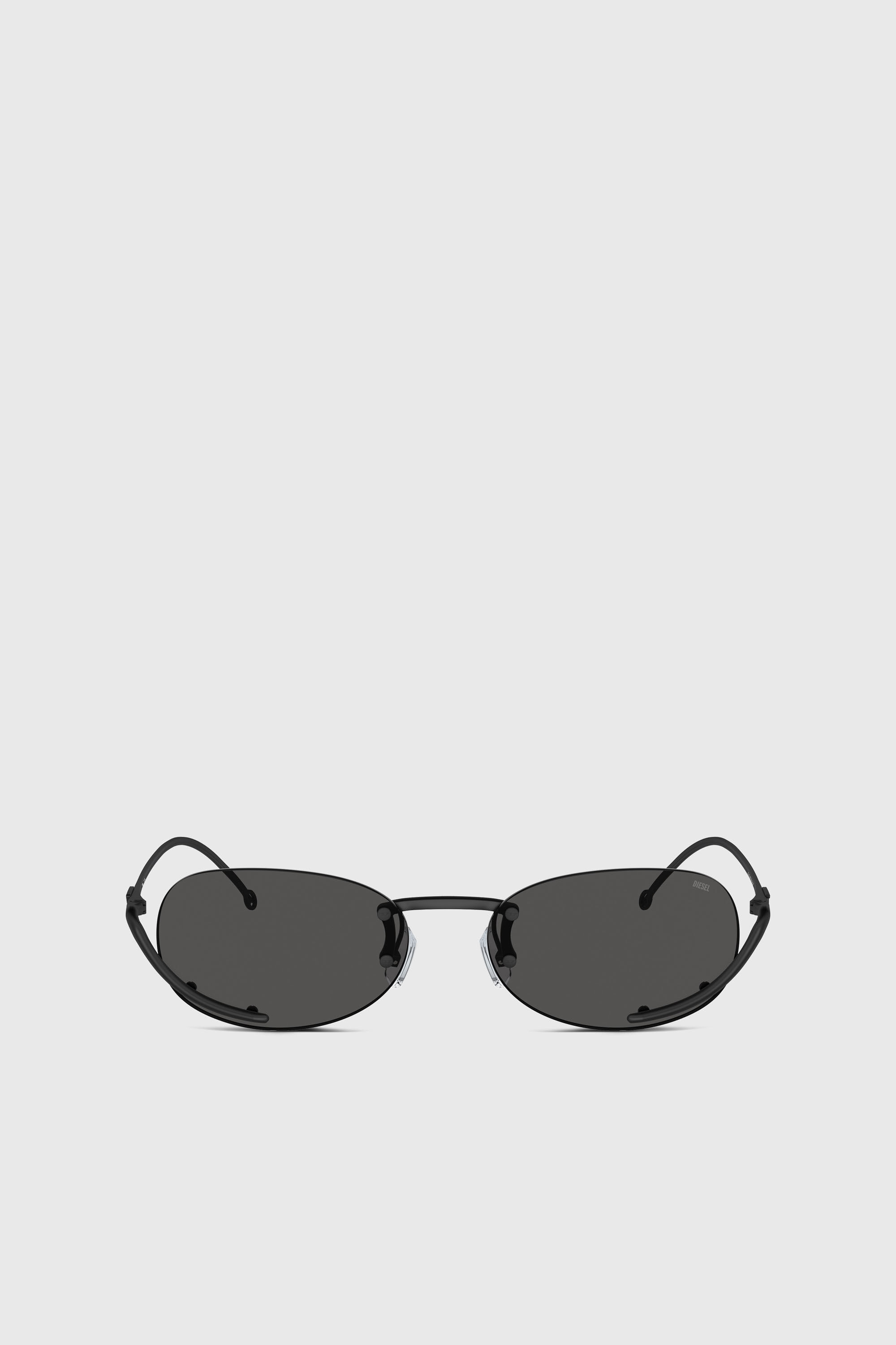 Diesel - 0DL1004, Occhiali da sole ovali Unisex in Nero - 1