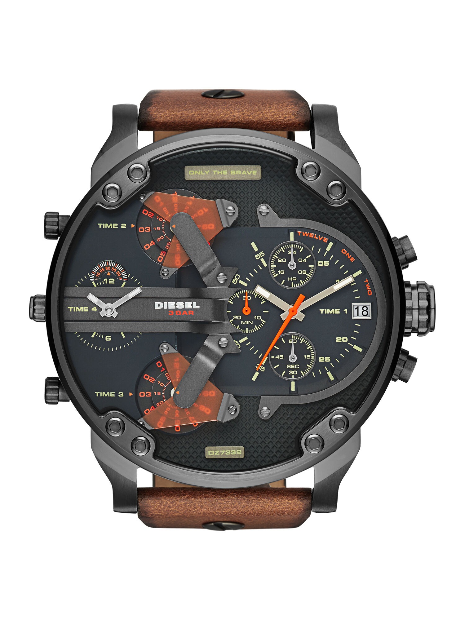 Diesel - DZ7332 MR. DADDY 2.0, Orologio con quadrante multi-layer Uomo in Marrone - 1