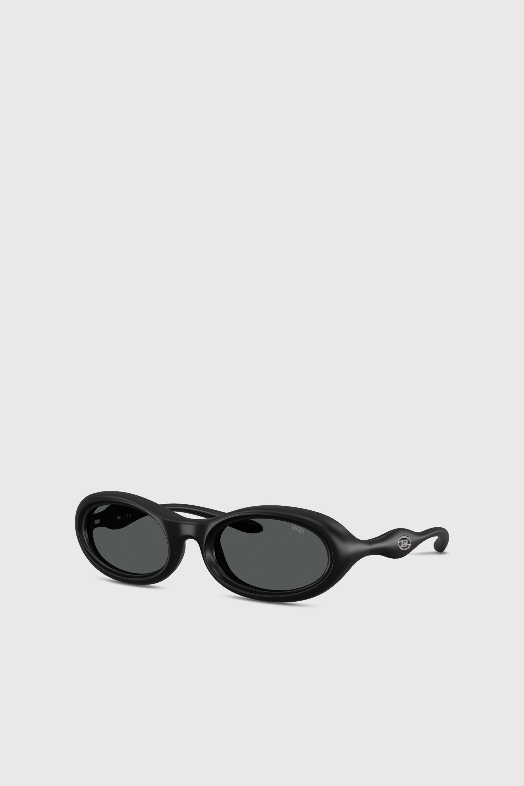 Diesel - 0DL3011U, Occhiali da sole ovali Unisex in Nero - 5