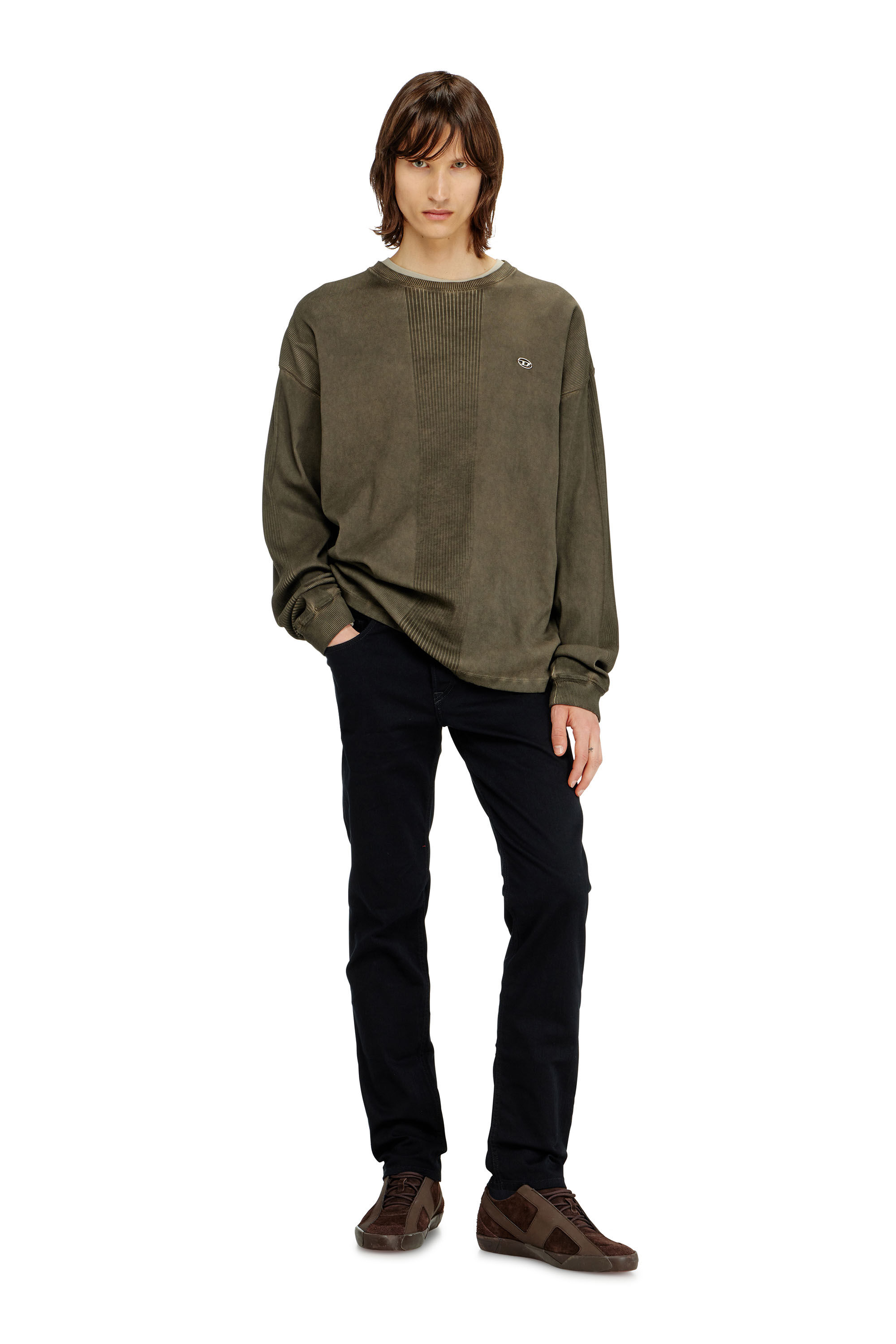 Diesel - Regular Jeans 2023 D-Finitive 069YP Uomo, Nero/Grigio scuro - Image 2