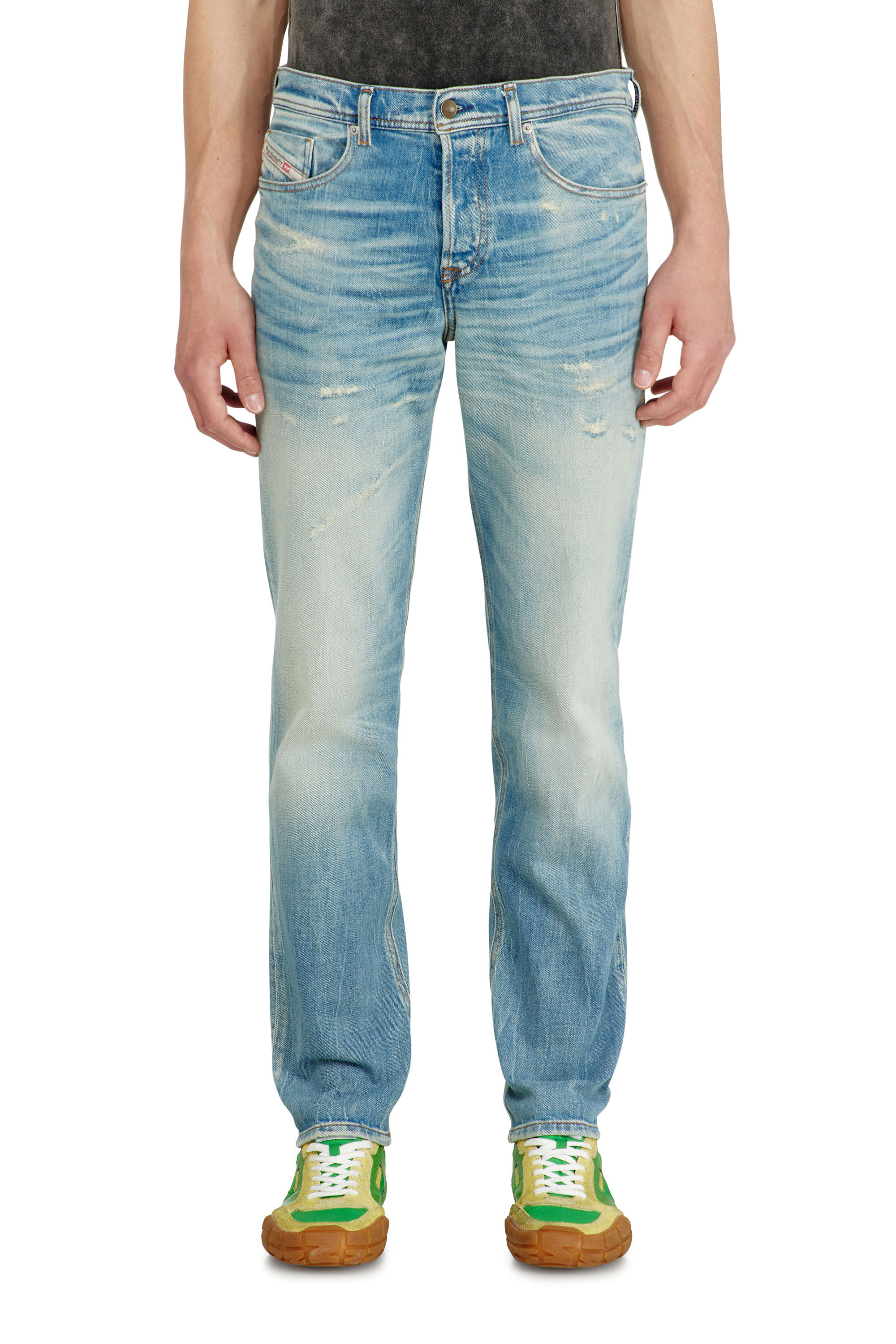 Diesel - Regular Jeans 2023 D-Finitive 09P33 Uomo, Blu Chiaro - Image 4