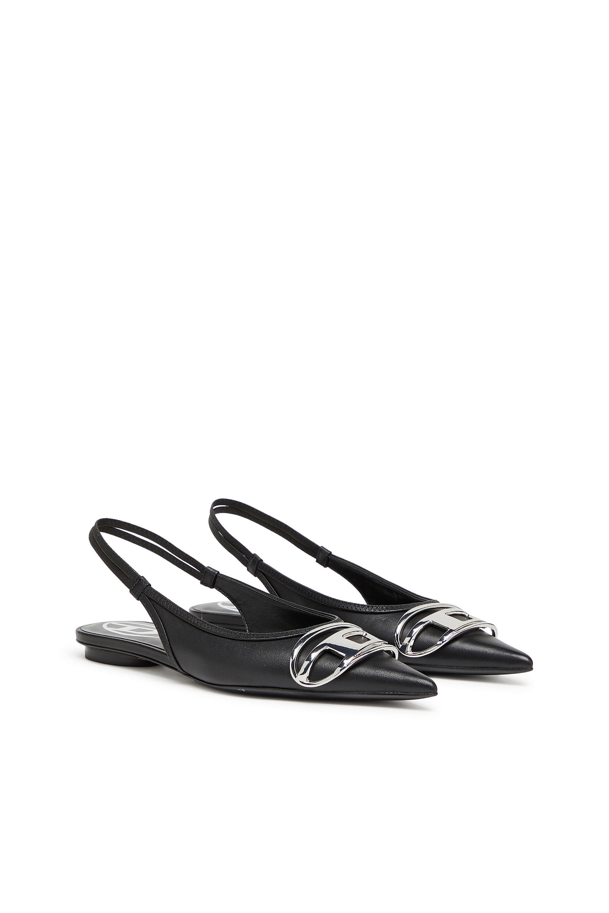 Diesel - D-VENUS SB BAL, Ballerina slingback in nappa Donna in Nero - 2