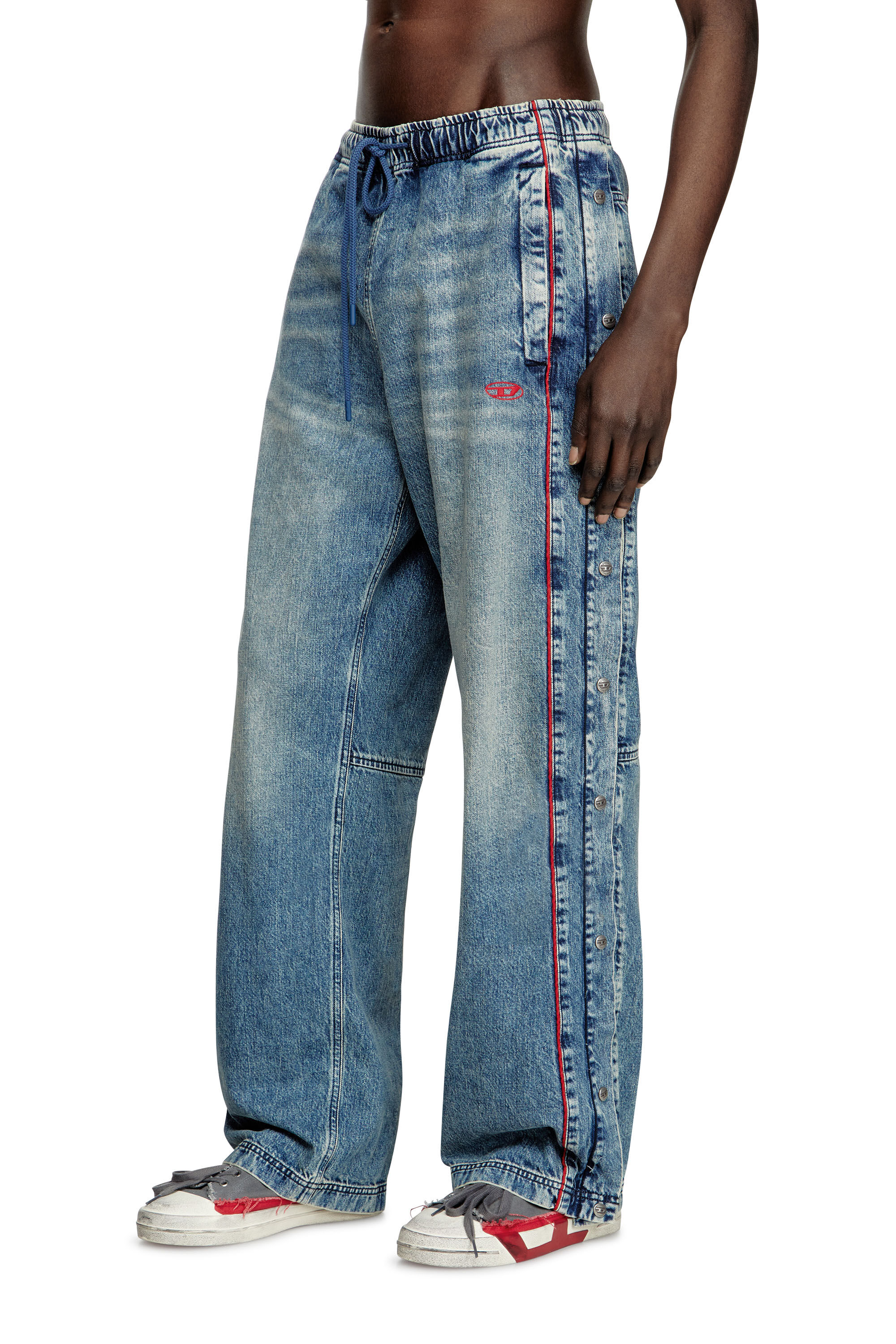Diesel - Relaxed Jeans D-Axfor 0ABCP Unisex, Blu medio - Image 3