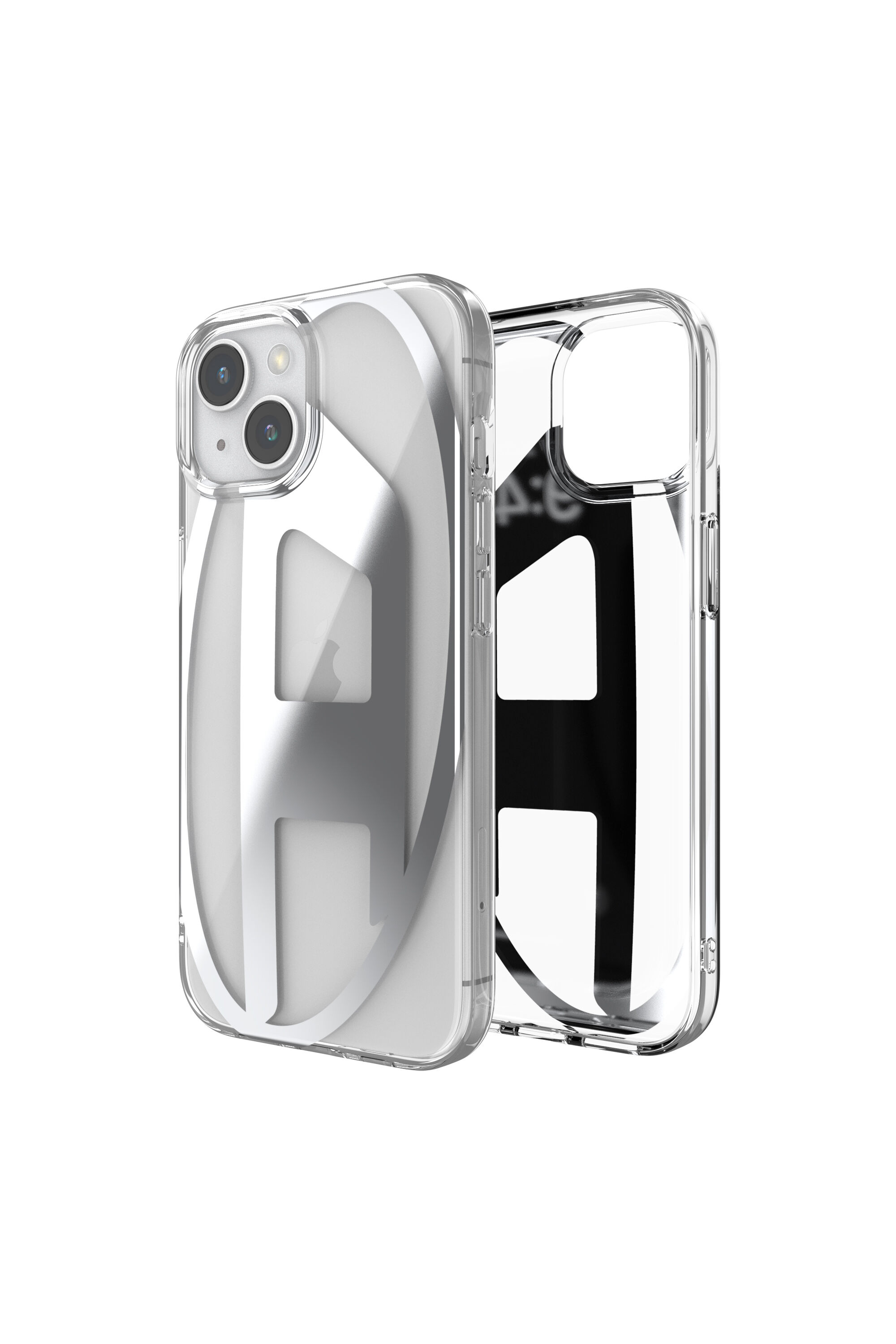 Diesel - 54201 MOULDED CASE, Cover translucida D iP15 Unisex in Argento - 1