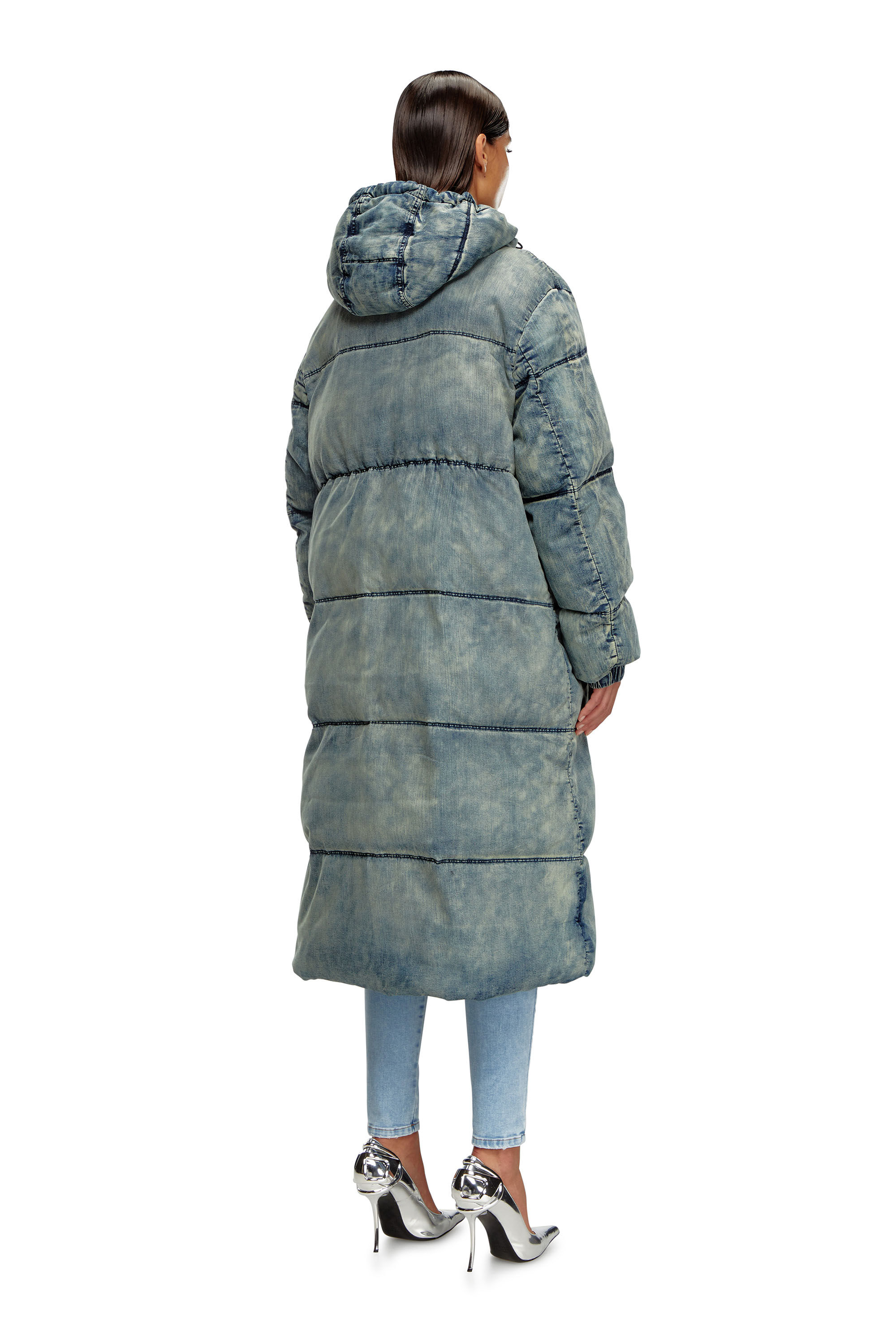 Cappotto jeans imbottito deals