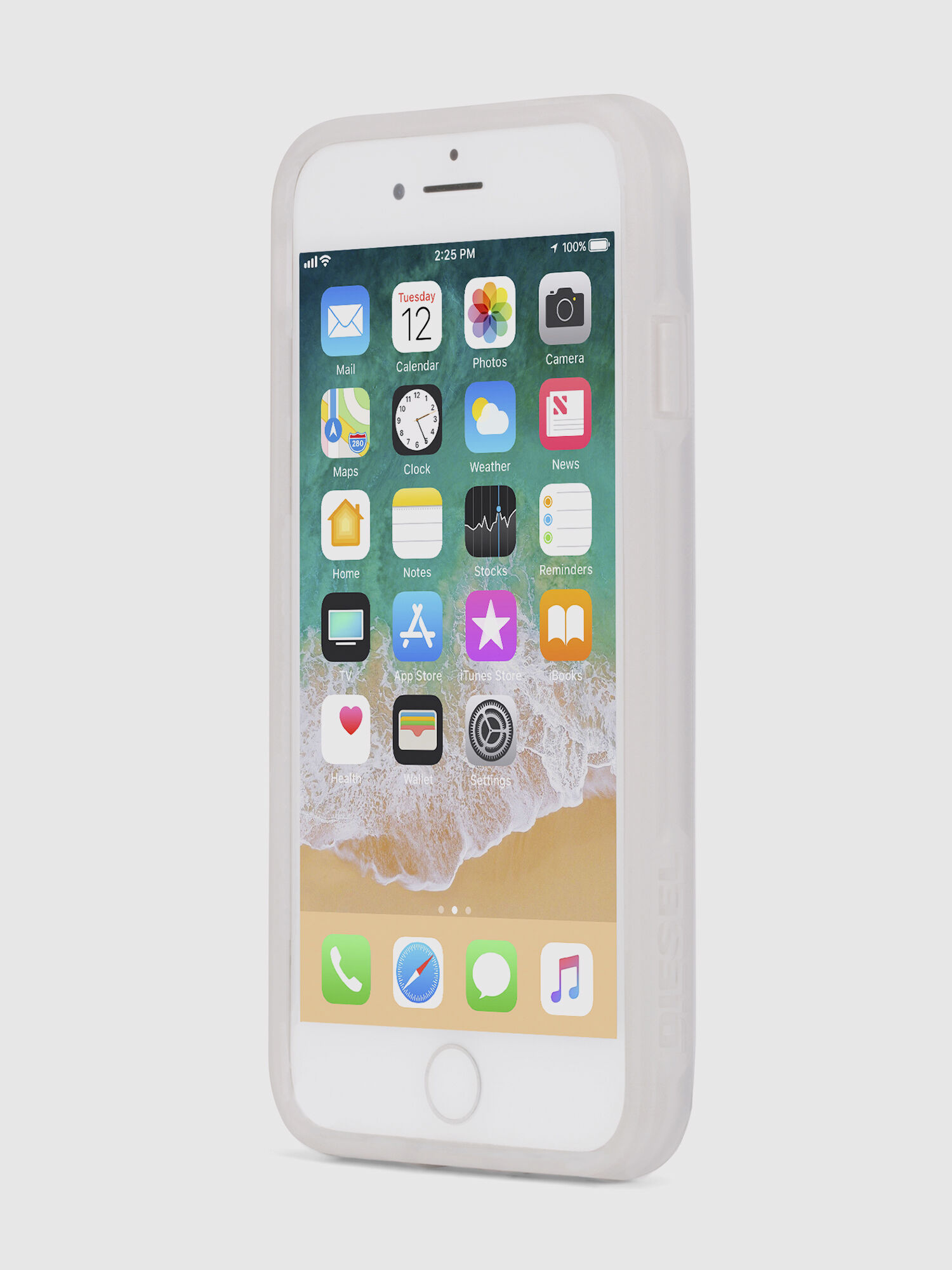 Diesel - BLAH BLAH BLAH IPHONE 8 PLUS/7 PLUS/6s PLUS/6 PLUS CASE, Cover in resina, iPhone 8 Plus/7 Plus/6s Plus/6 Plus Donna in Bianco - 3