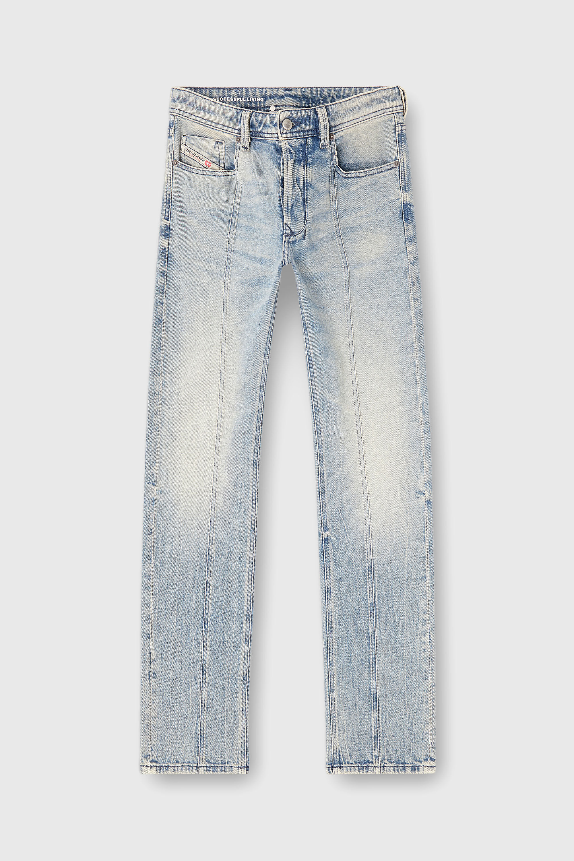 Diesel - Man's Regular Jeans 1985 Larkee 09N55, Light Blue - 4