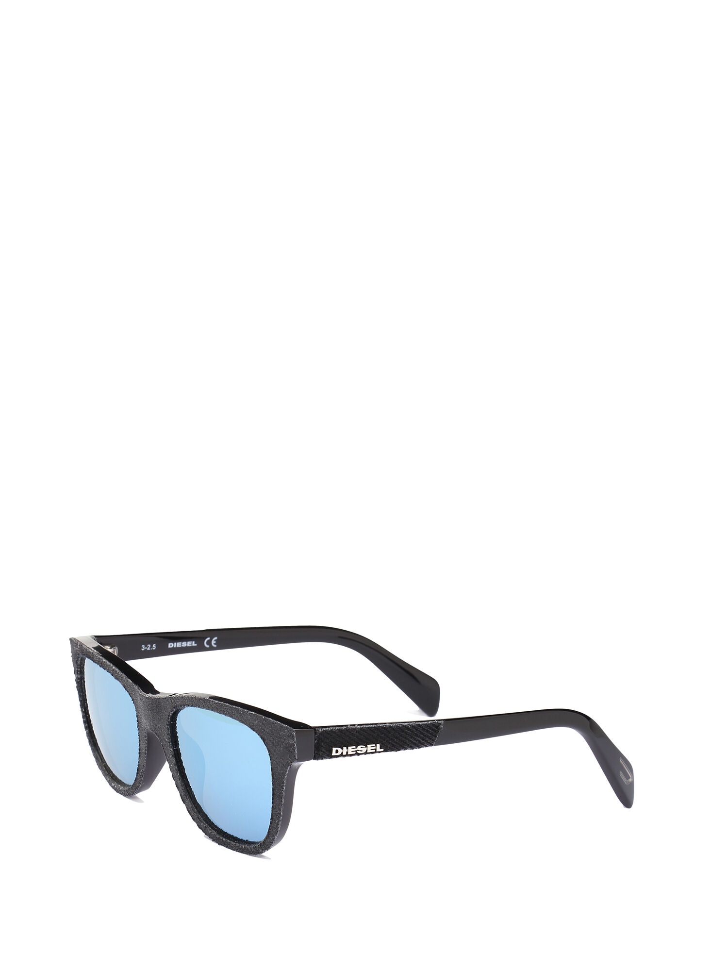 Diesel - DM0200, Occhiali da bambino con inserto in denim Unisex in Nero - 2