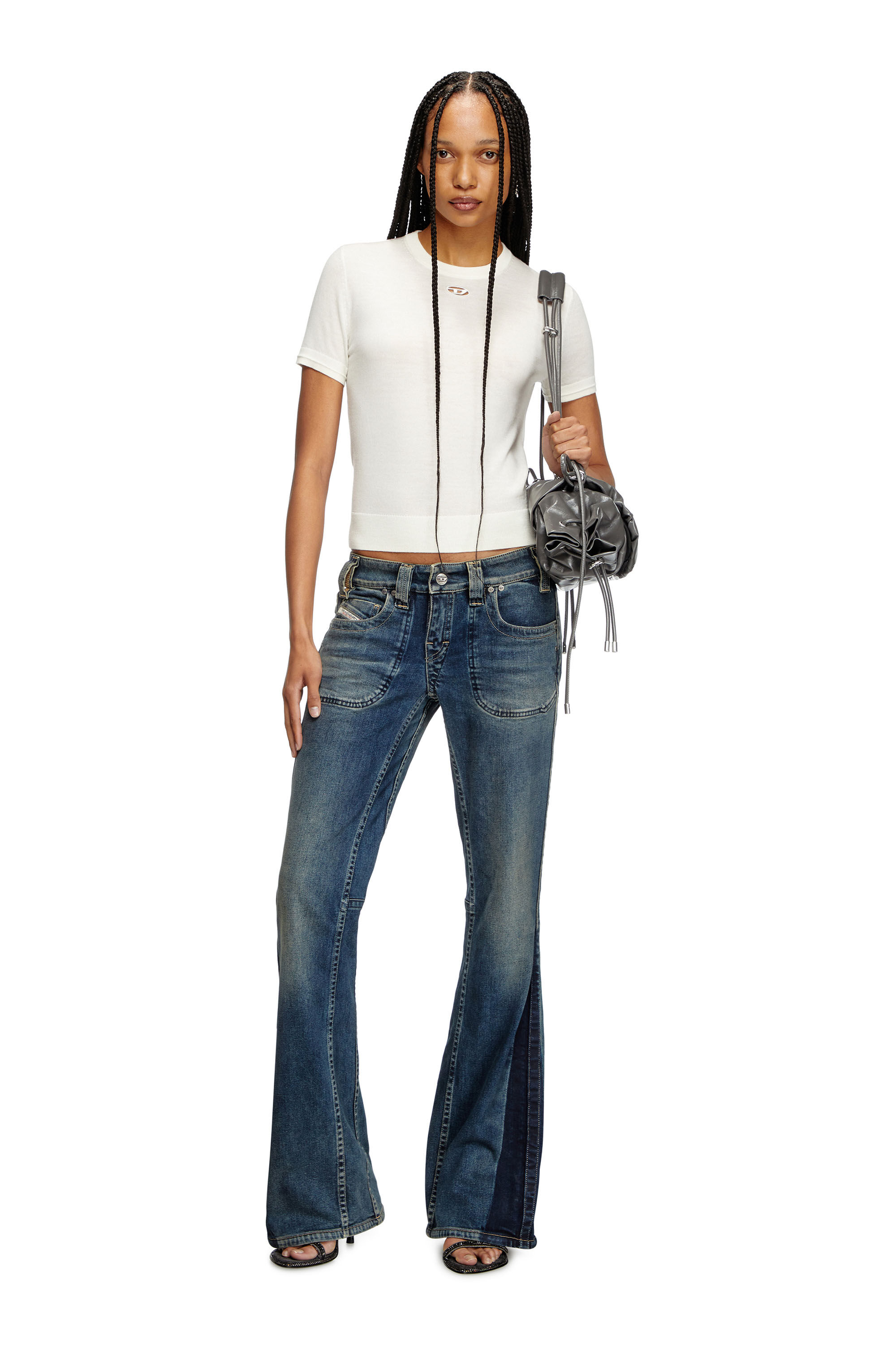 Maglia lana maniche corte store