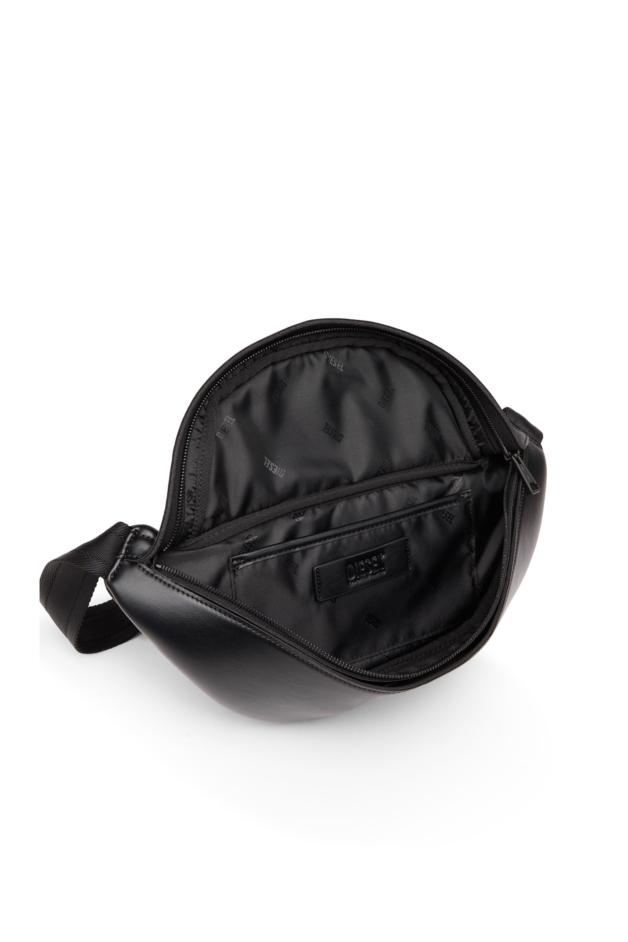 marsupio Holi D donna M in PU e neoprene Nero Diesel