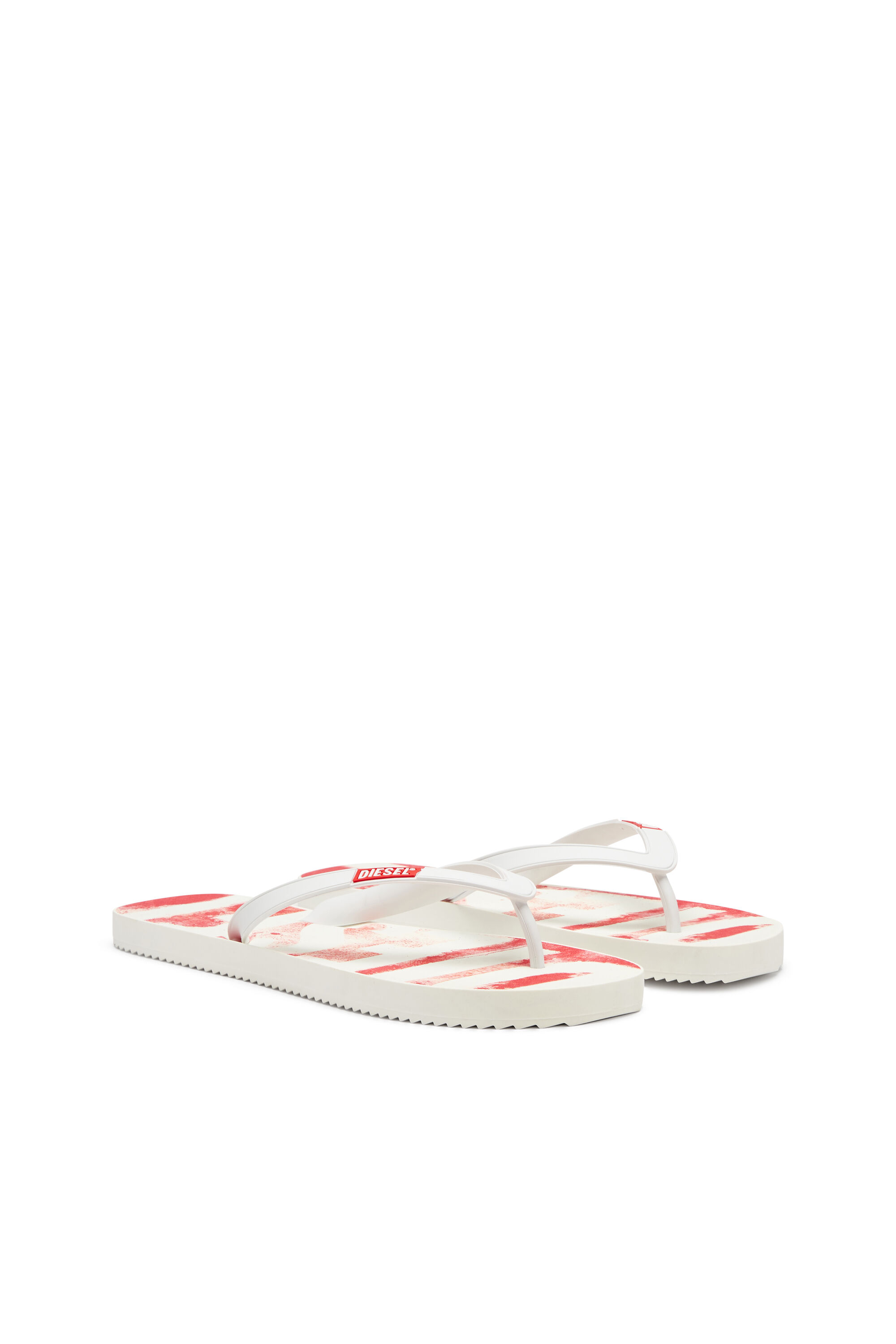 Diesel - SA-RIO, Sa-Rio-Infradito in gomma con logo graffiti Uomo in Multicolor - 2