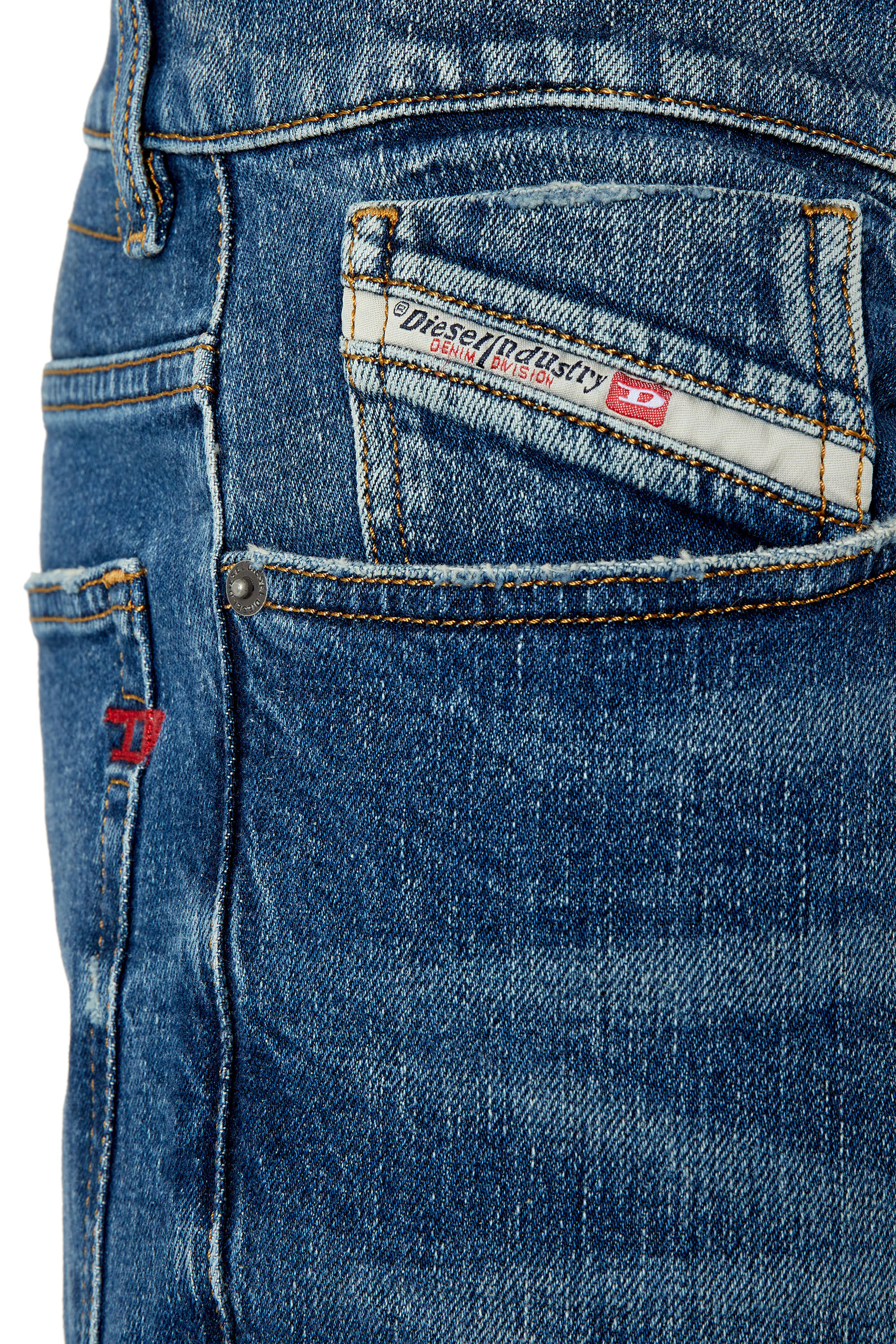 Diesel - 2005 D-Fining 007L1 Tapered Jeans, Blu medio - Image 5