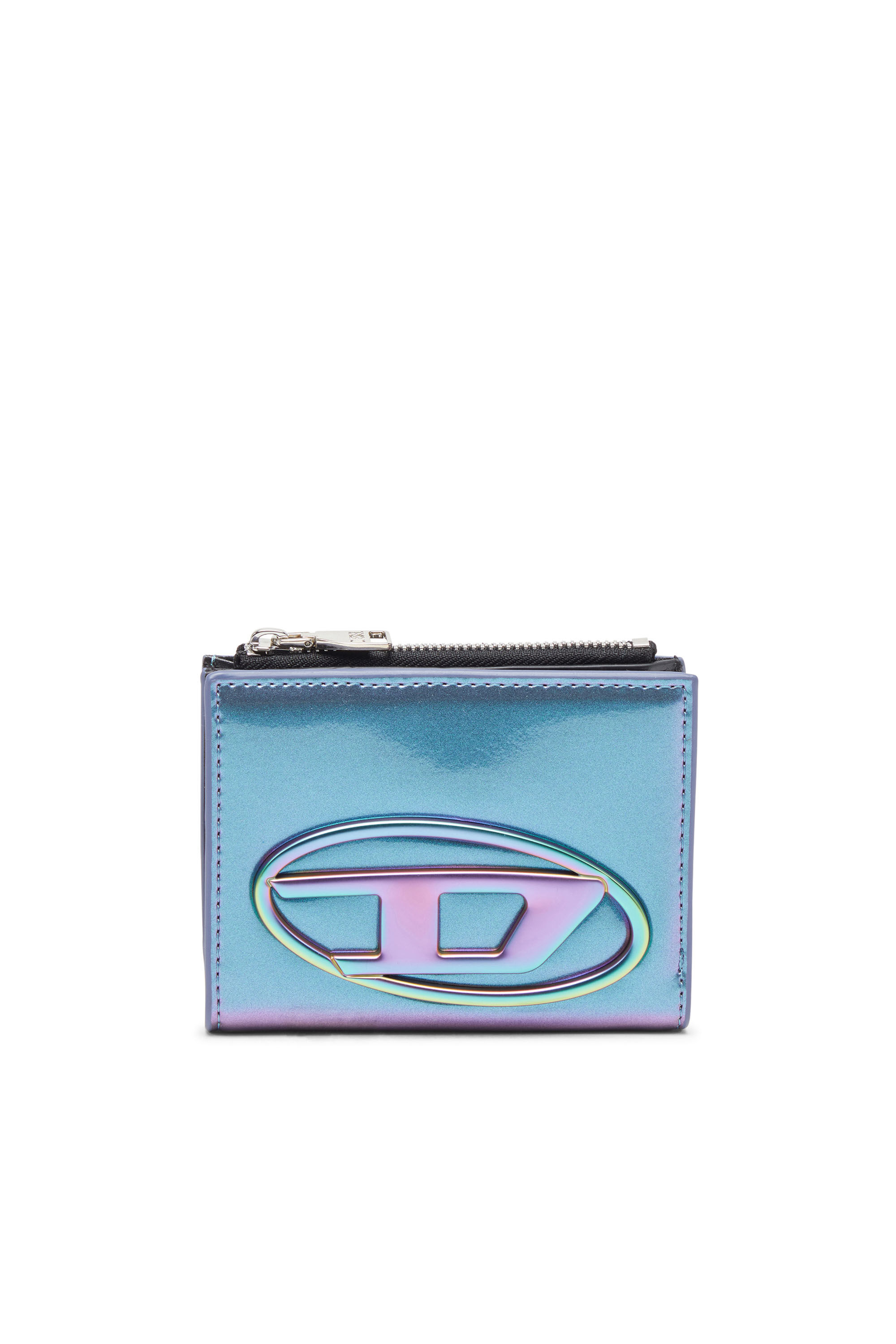 Diesel - 1DR BI-FOLD ZIP II, Azzurro - Image 1