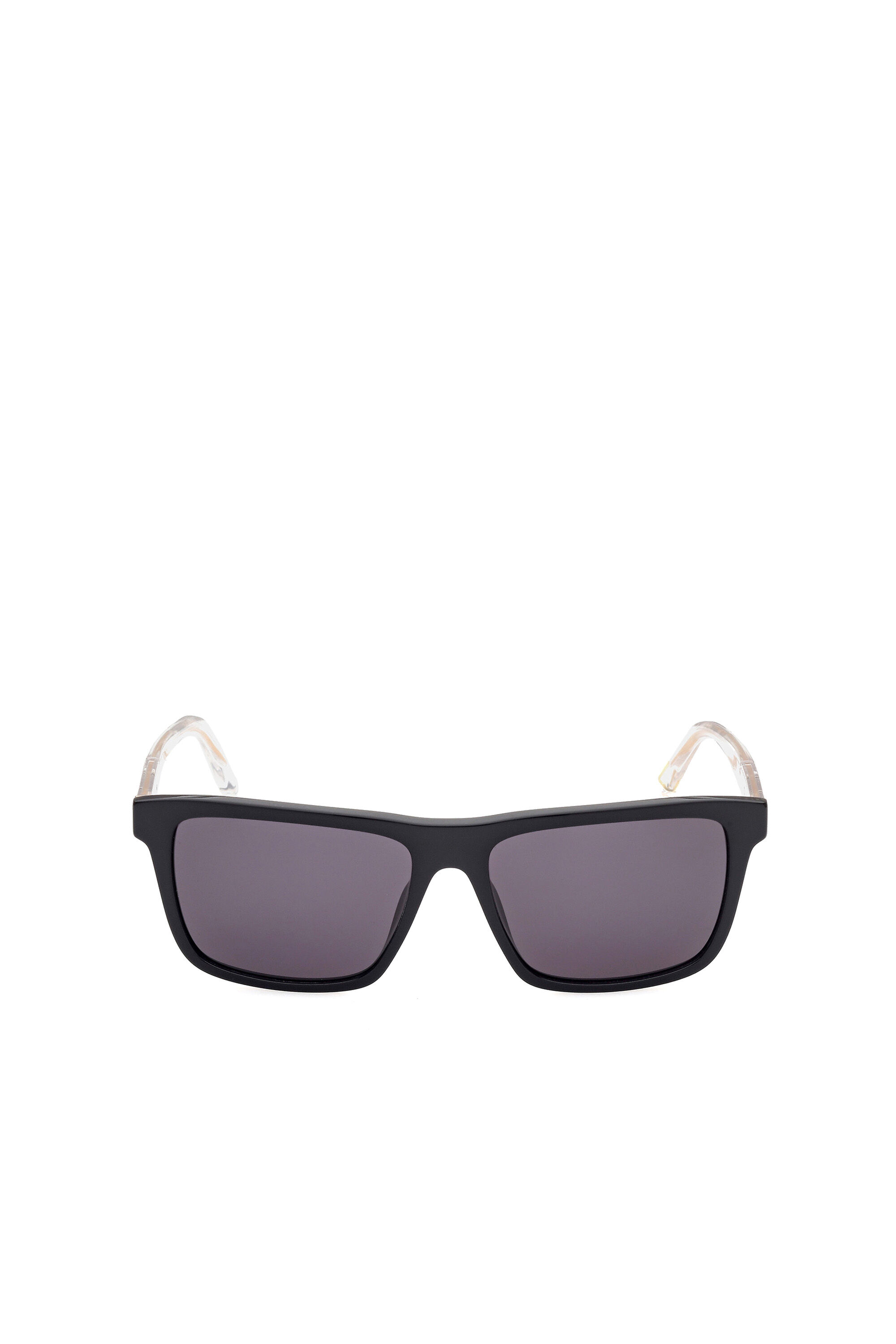 Diesel - DL0349, Occhiali da sole squadrati Uomo in Nero - 1