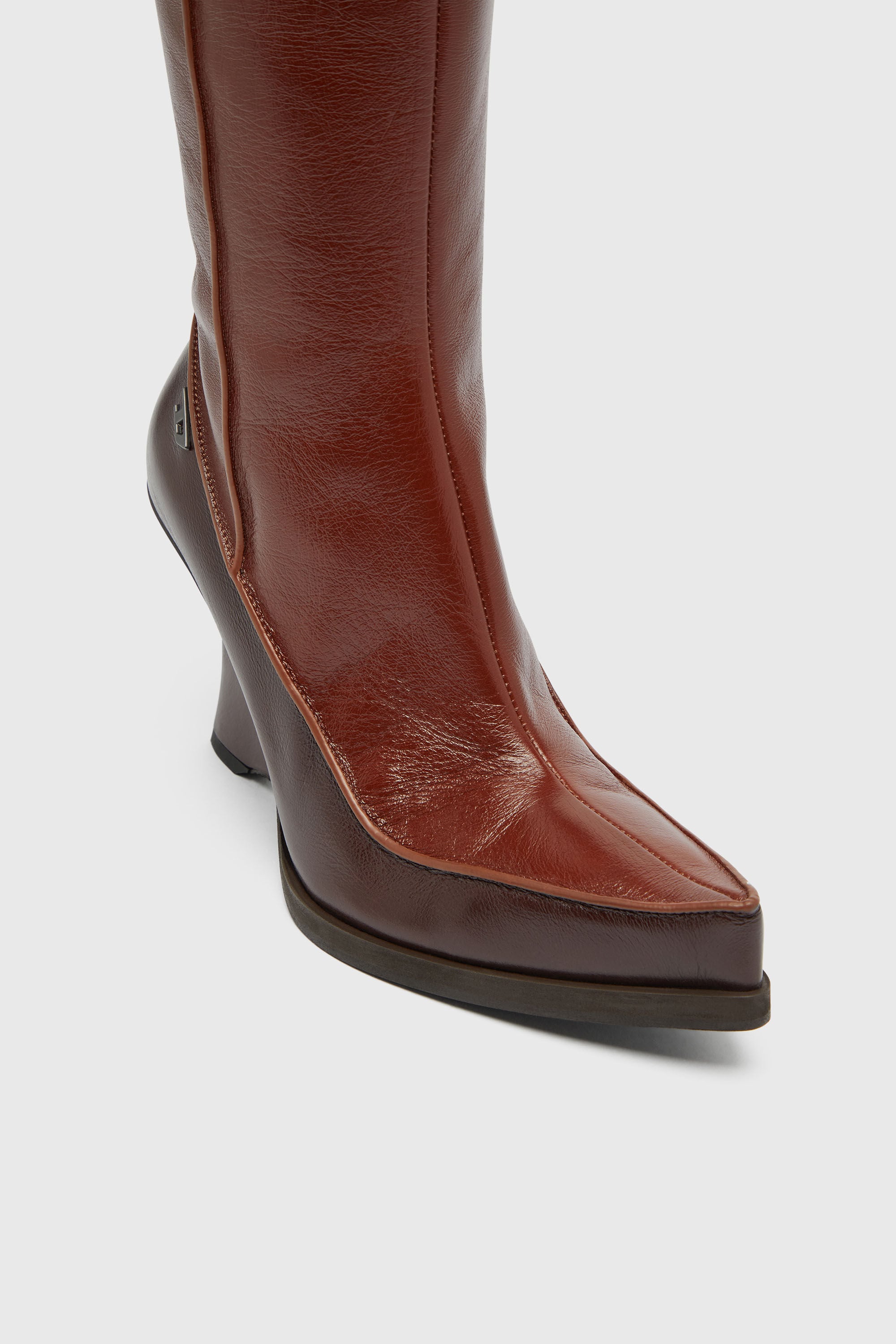 Diesel - D-LUCETTE-90-KB W, D-Lucette-Stivali al ginocchio in pelle Donna in ToBeDefined - 5