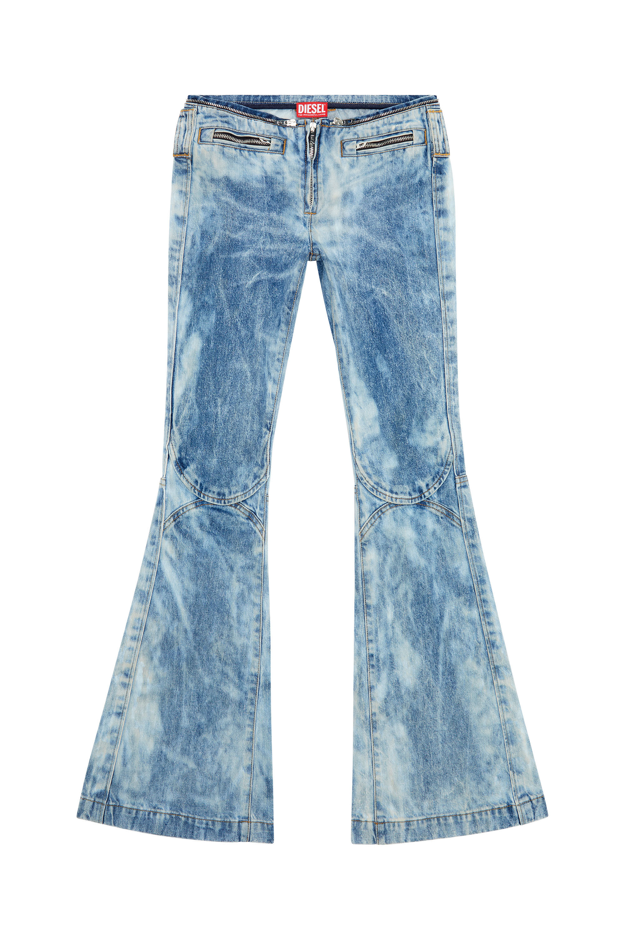 Diesel - Bootcut Jeans D-Gen 0PGAM Donna, Blu Chiaro - Image 2
