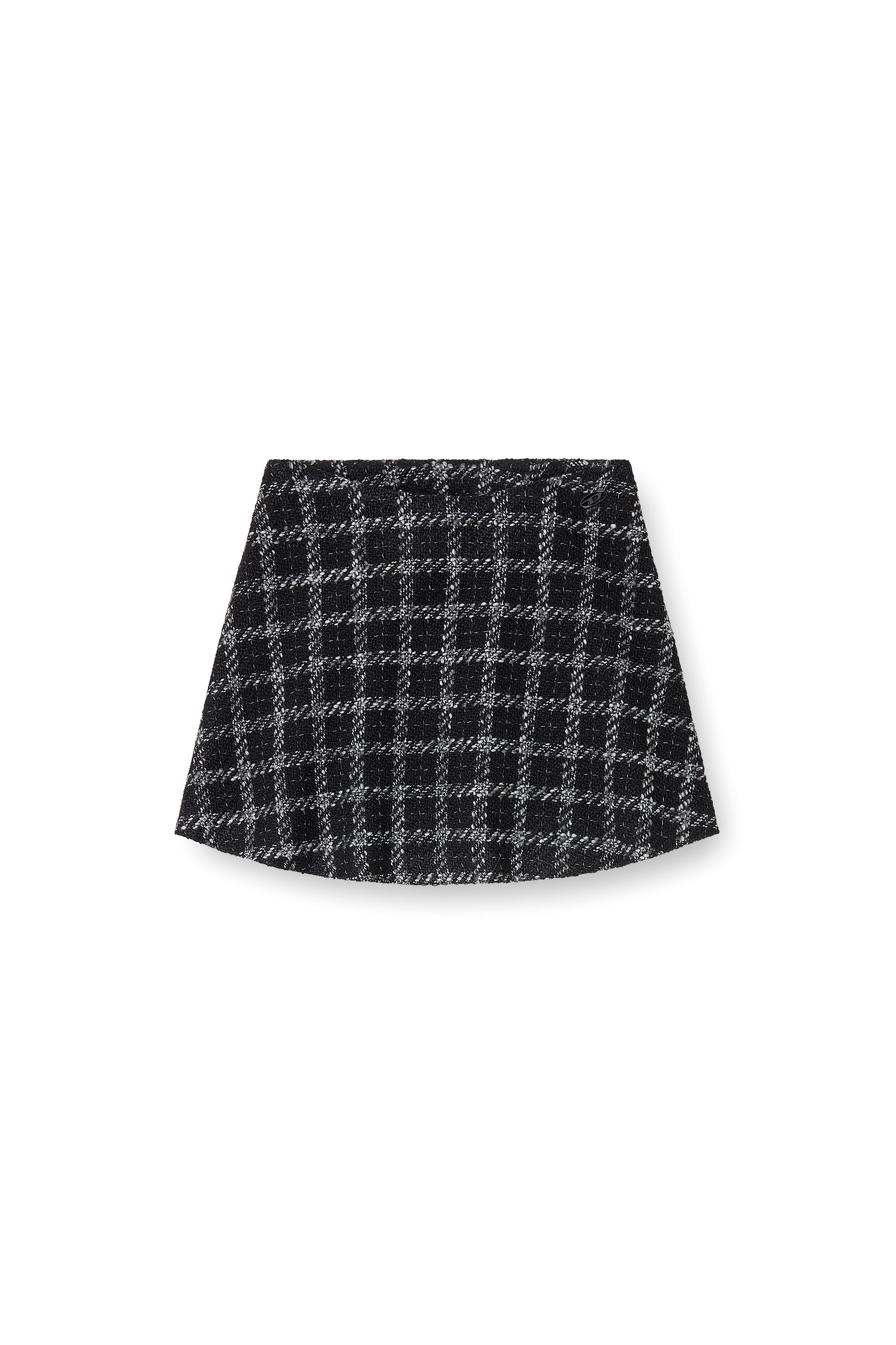 Diesel - O-GRACY, Gonna bouclè in motivo a quadri Donna in Multicolor - 2