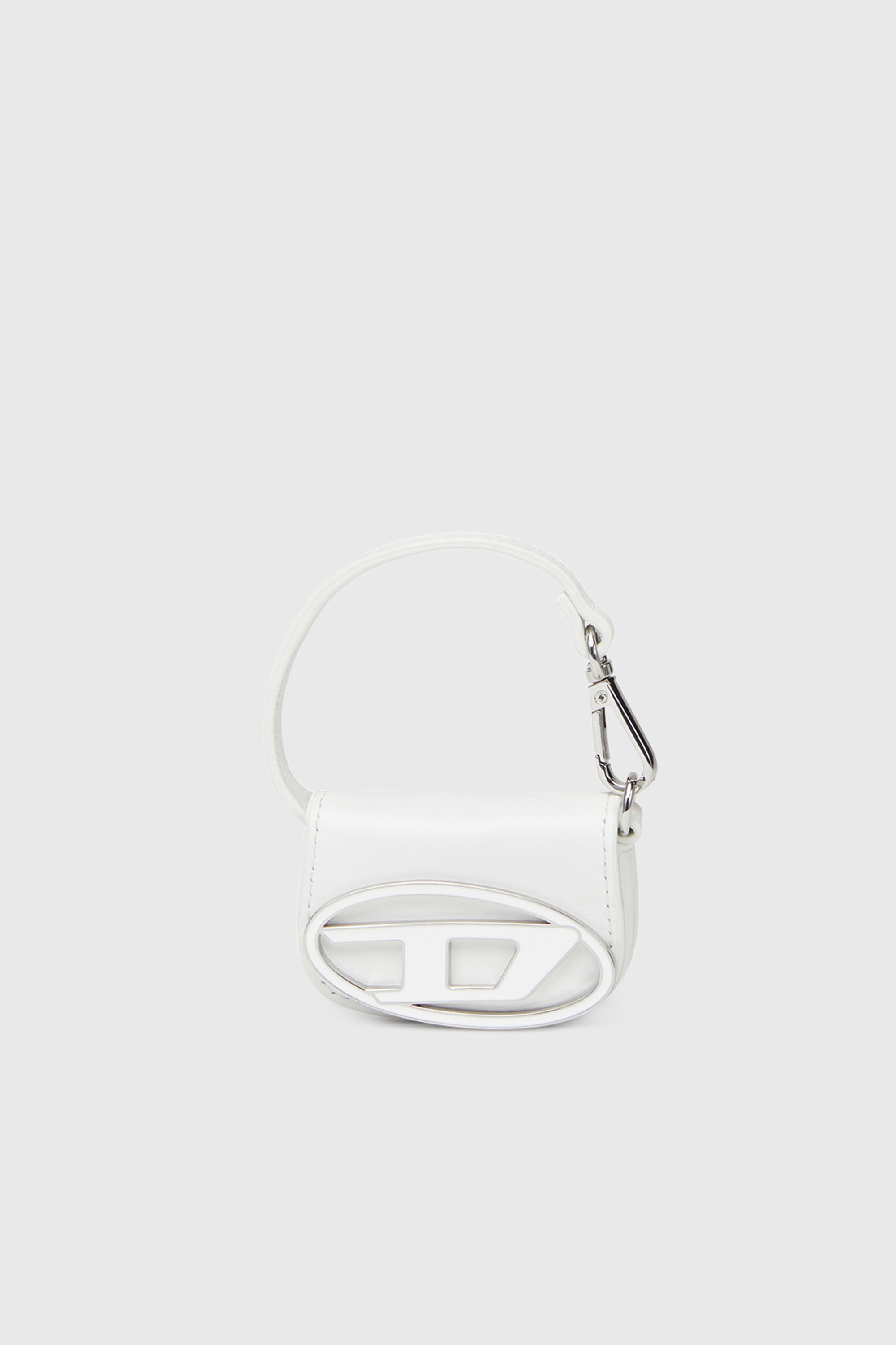 Diesel - 1DR MICRO, Charm per borsa in pelle Donna in Bianco - 1