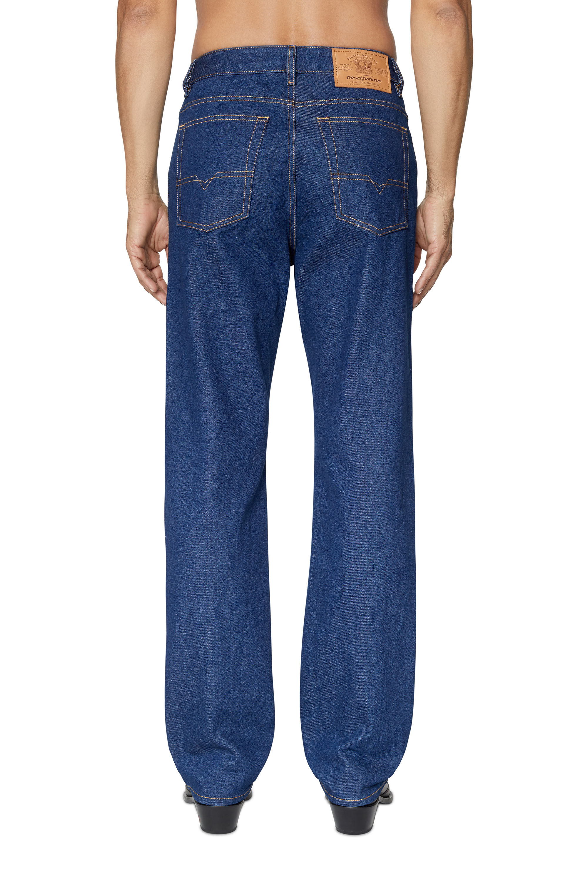 Diesel - 1955 007A5 Straight Jeans, Blu Scuro - Image 4