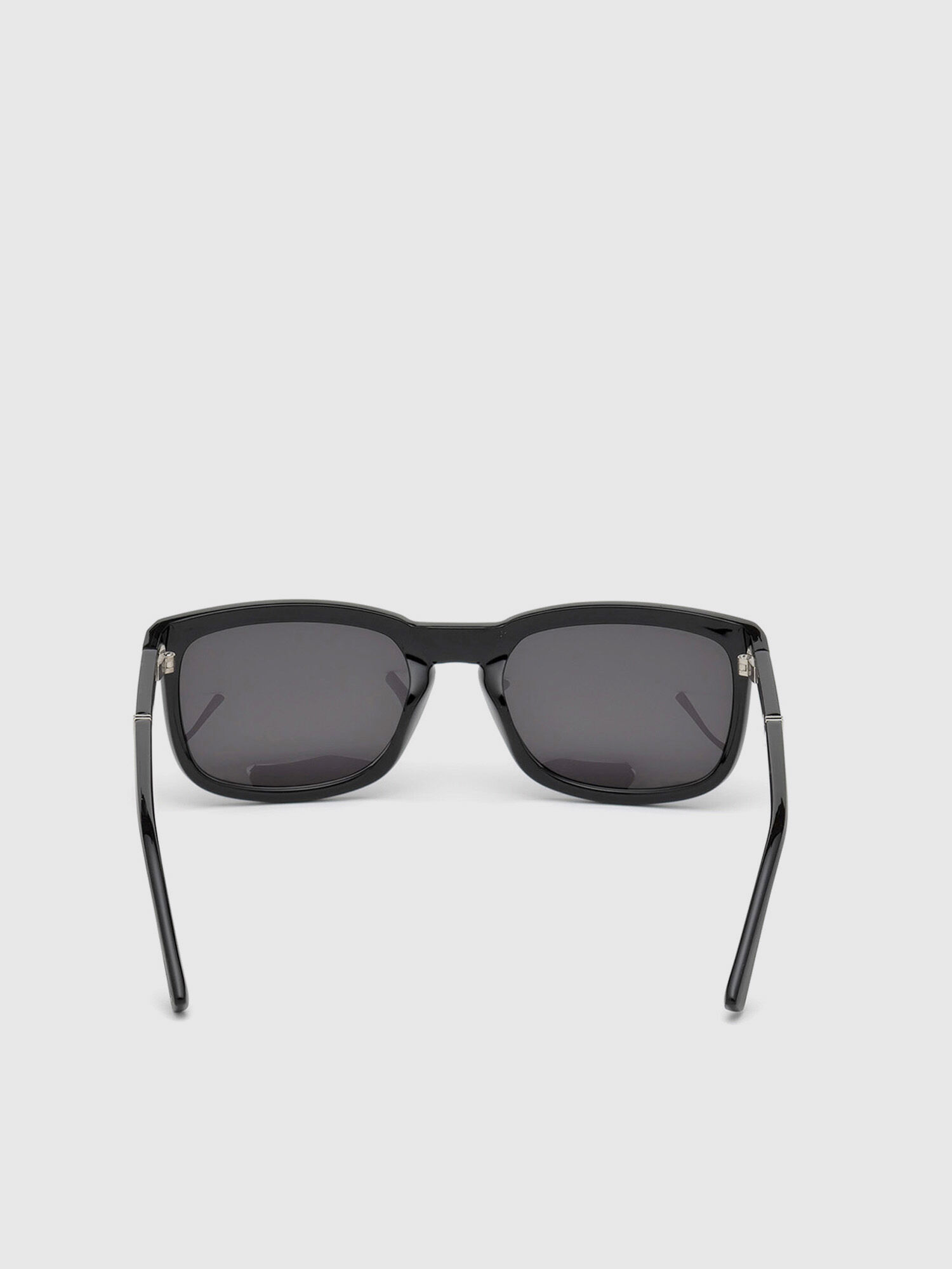 Diesel - DL0262, Occhiali rettangolari con dettaglio obliquo Unisex in Nero - 4