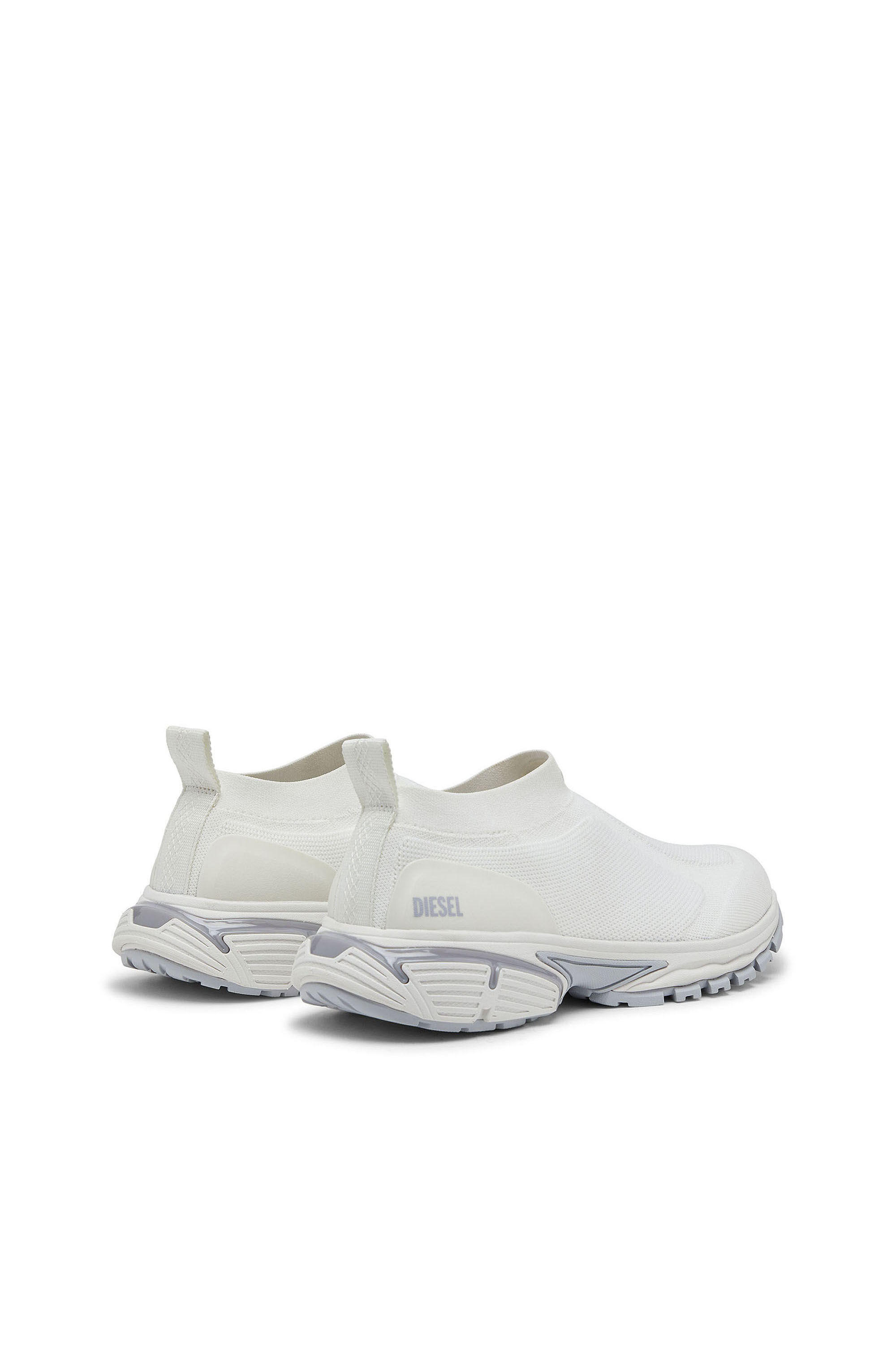 Diesel - S-PRO-V-DENSE-SOCKS, Pro-V-Dense-Sneakers a calzino in maglia slip-on Uomo in Bianco - 3