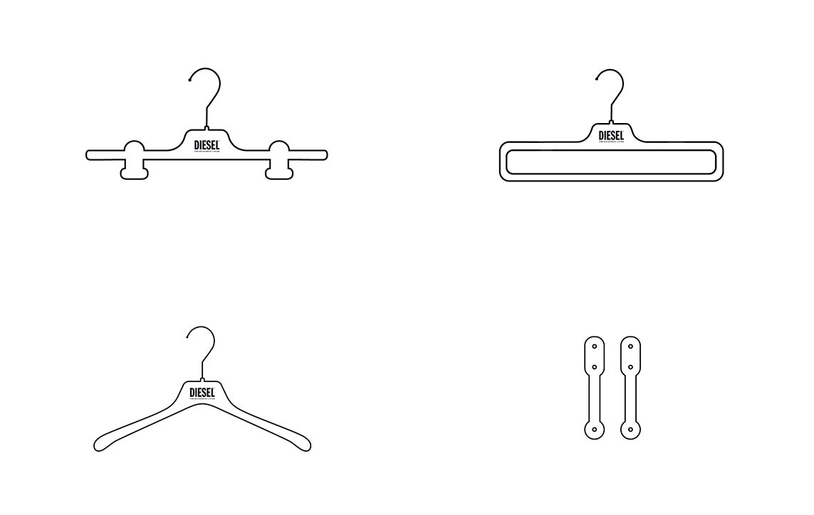 SONGMICS Appendiabiti, set di 50, appendiabiti in plastica