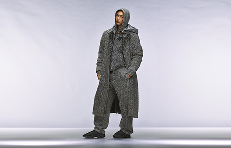 Men's Hooded puffer jacket in shiny ripstop | Multicolor