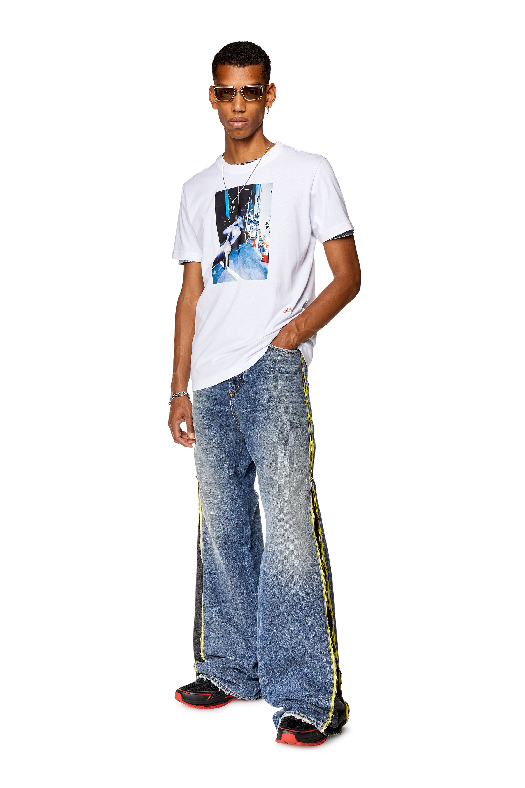 T-shirt con stampa fotografica