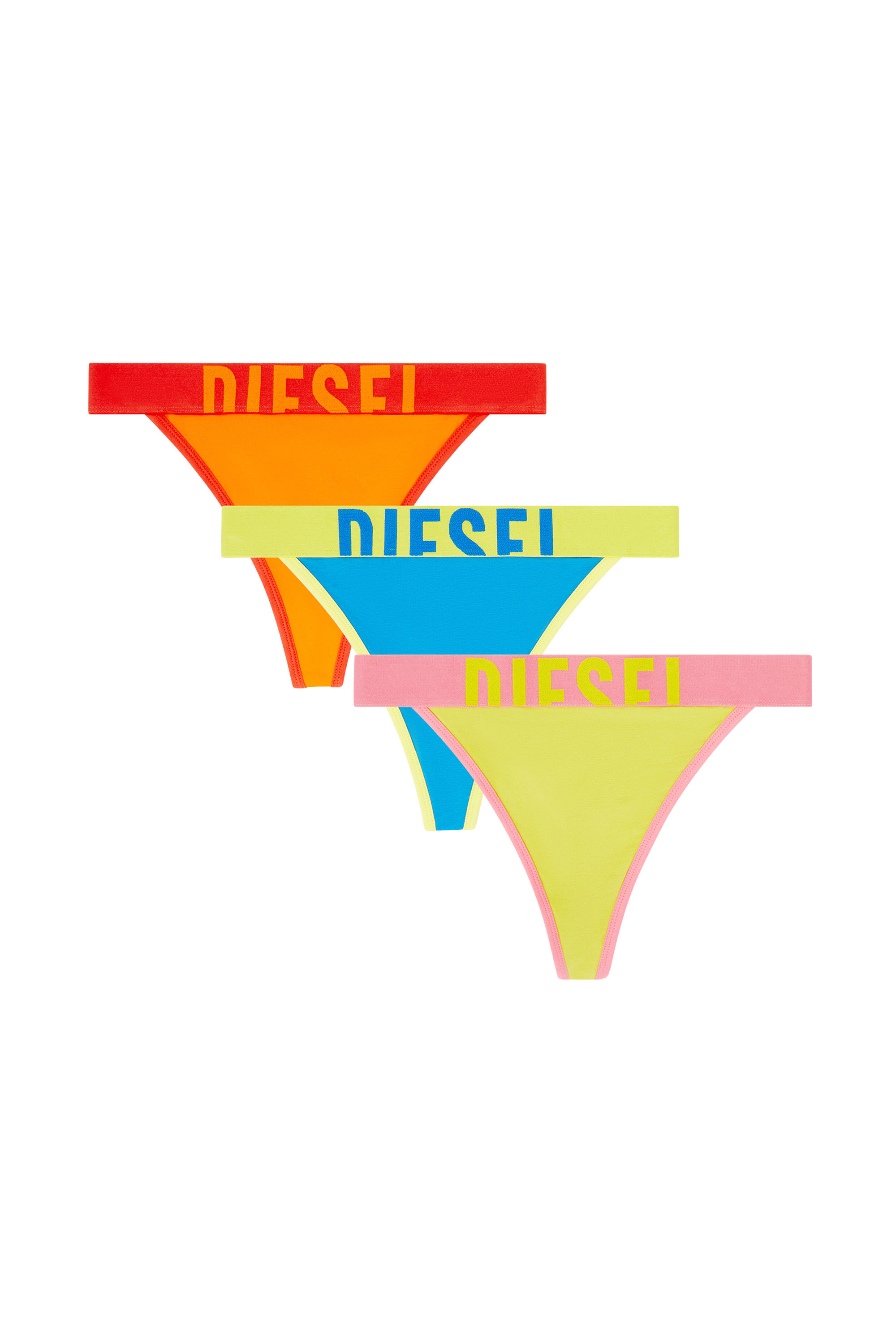 Diesel - MARIANNA-D-POP-3PACK, Set da tre perizoma stretch in cotone multicolore Donna in Multicolor - 2