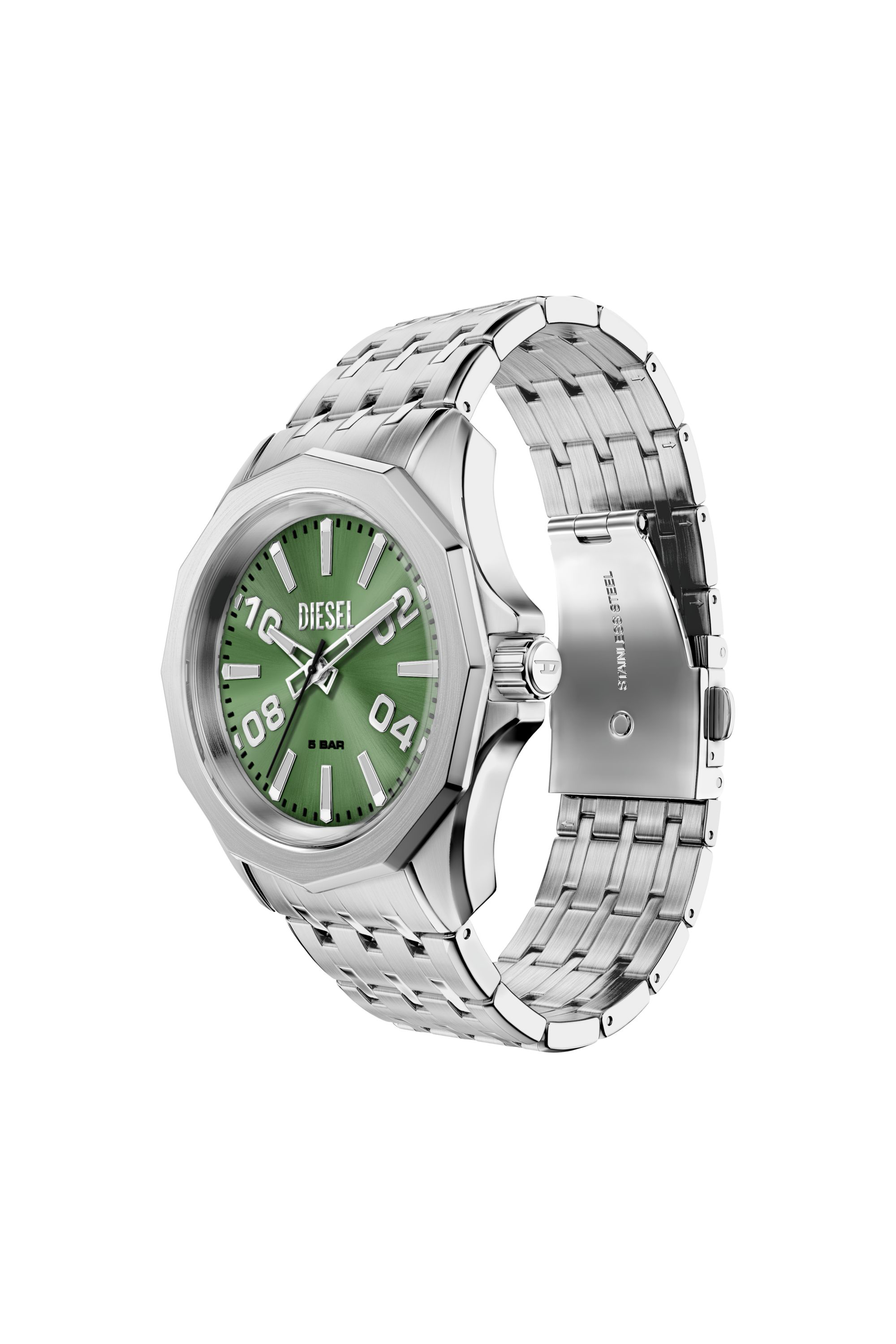 Diesel - DZ2237 WATCH, Orologio Stinger in acciaio inox Uomo in Argento - 4