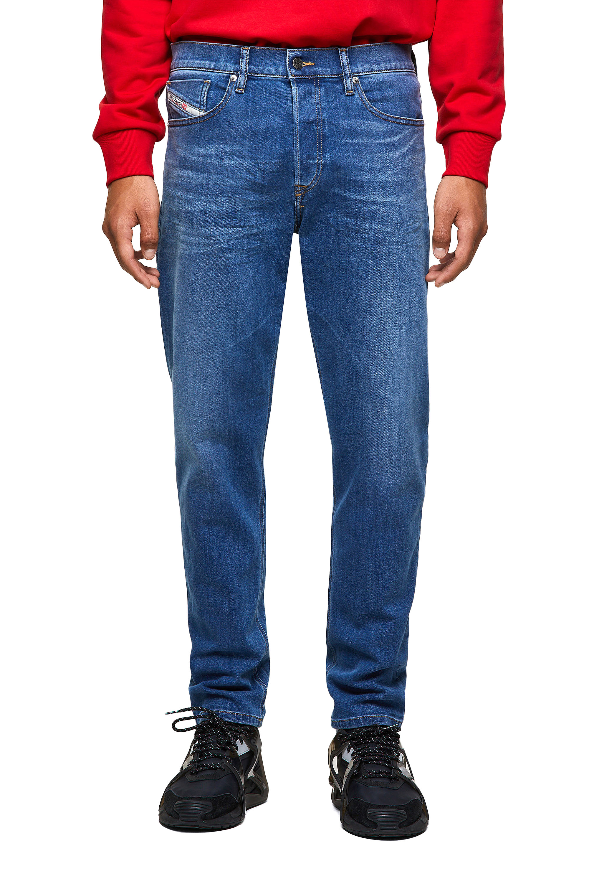 Diesel - 2005 D-FINING 09A80 Tapered Jeans, Blu medio - Image 1