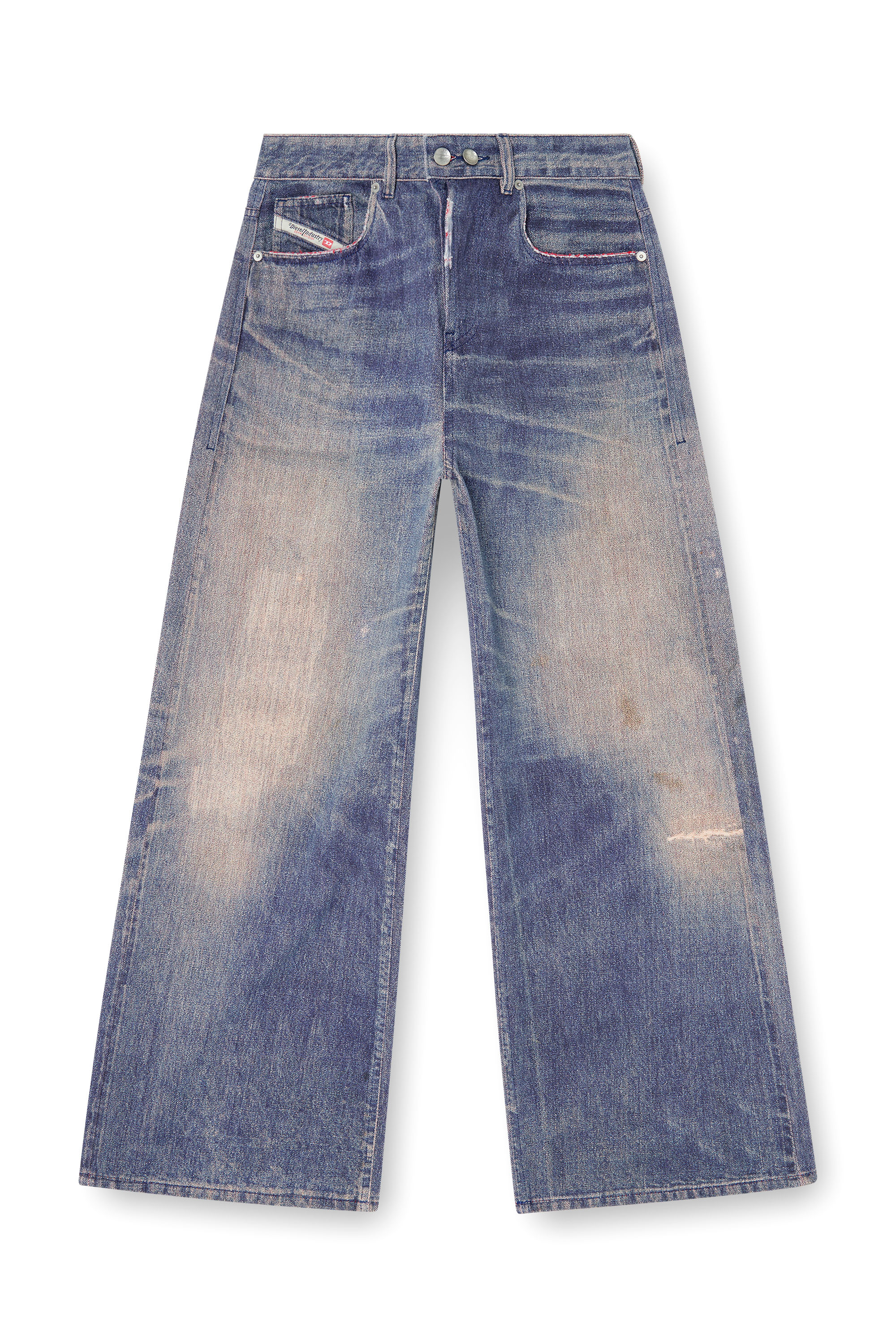 Diesel - Relaxed Jeans 1996 D-Sire 09P95 Donna, Blu Scuro - Image 6