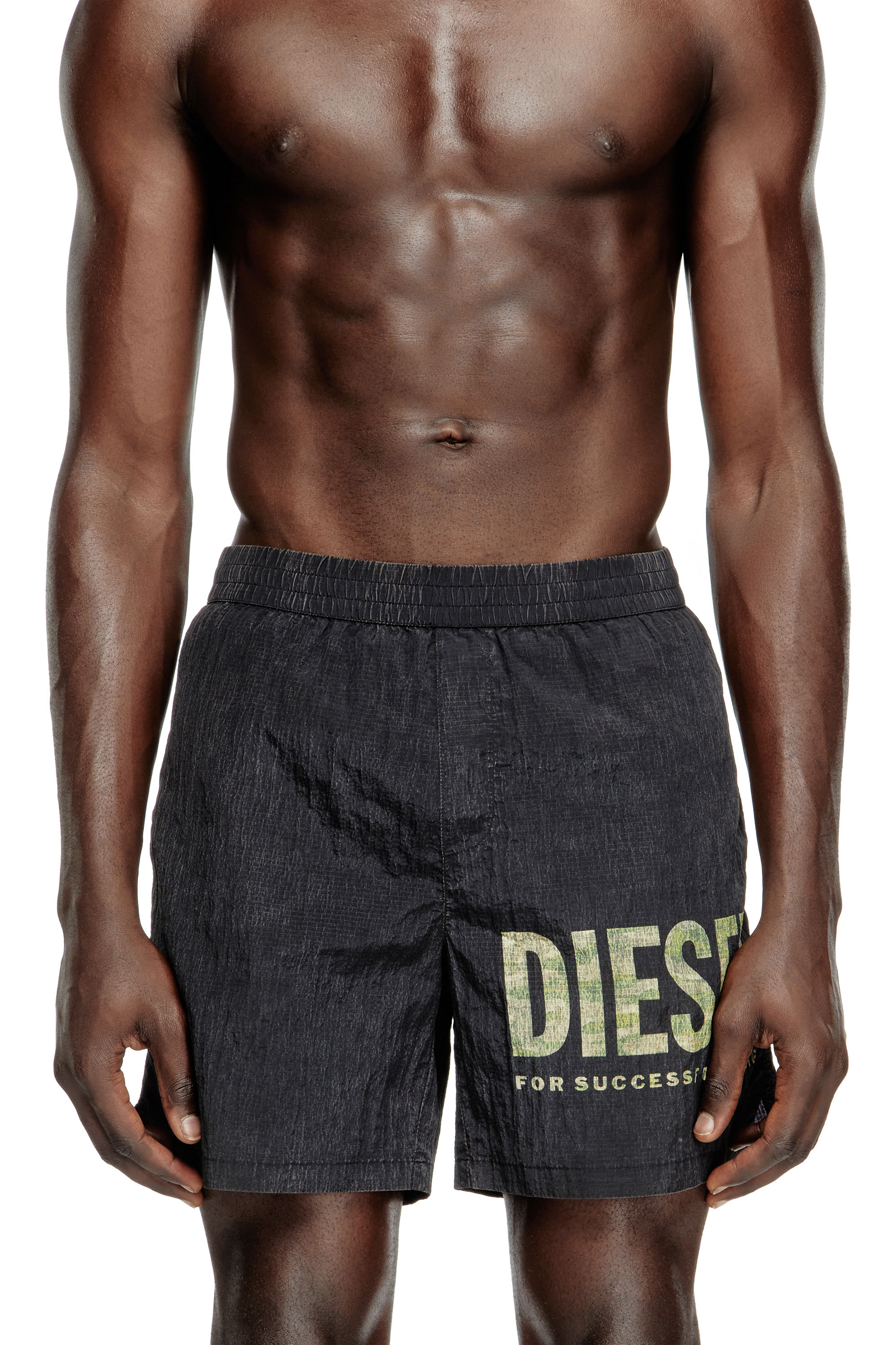 Diesel - RIO-41-UTLT, Pantaloncini da mare in ripstop camouflage Uomo in Multicolor - 2