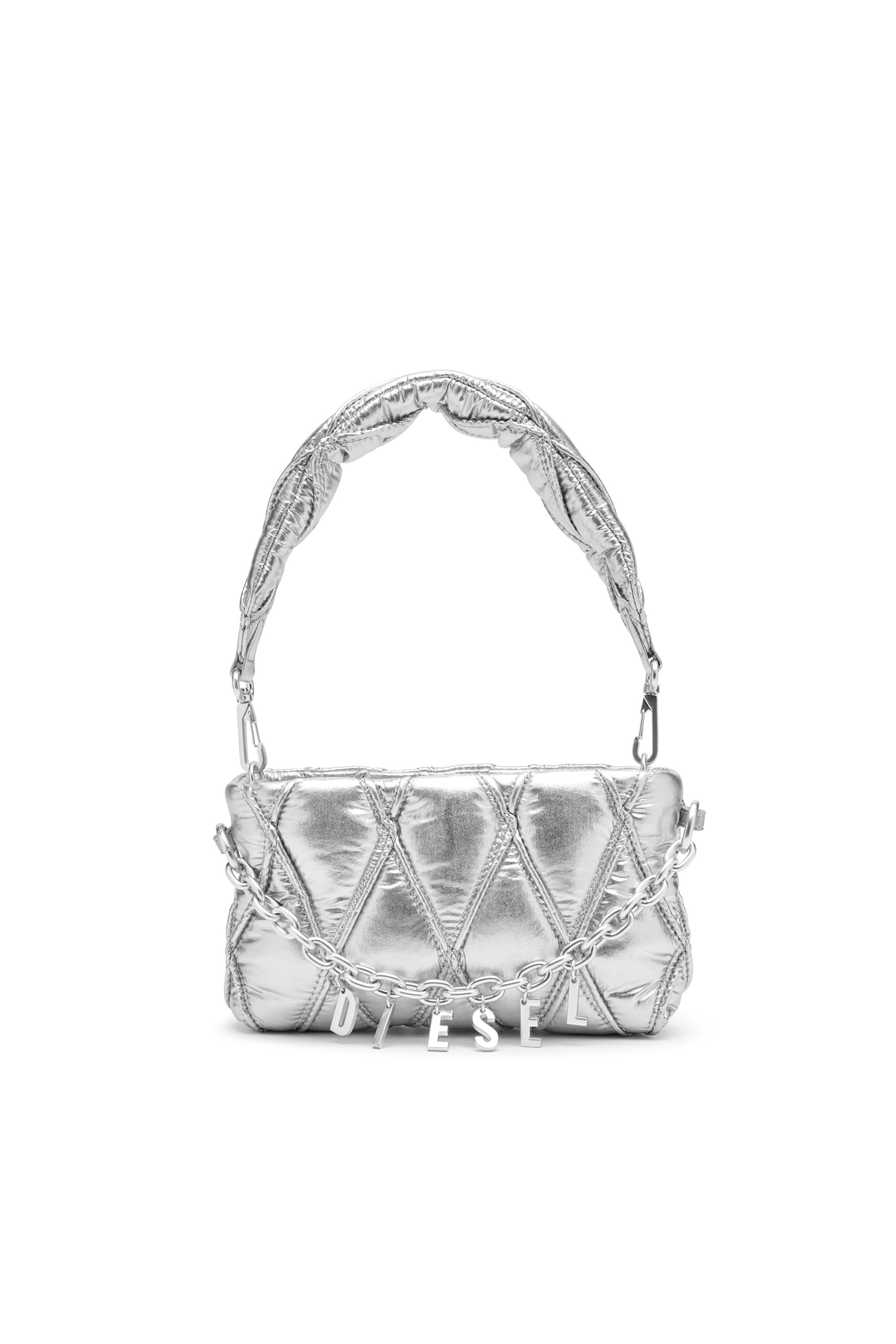 Diesel - CHARM-D POUCH, Pouch portafoglio in nylon metallizzato trapuntato Donna in ToBeDefined - 1