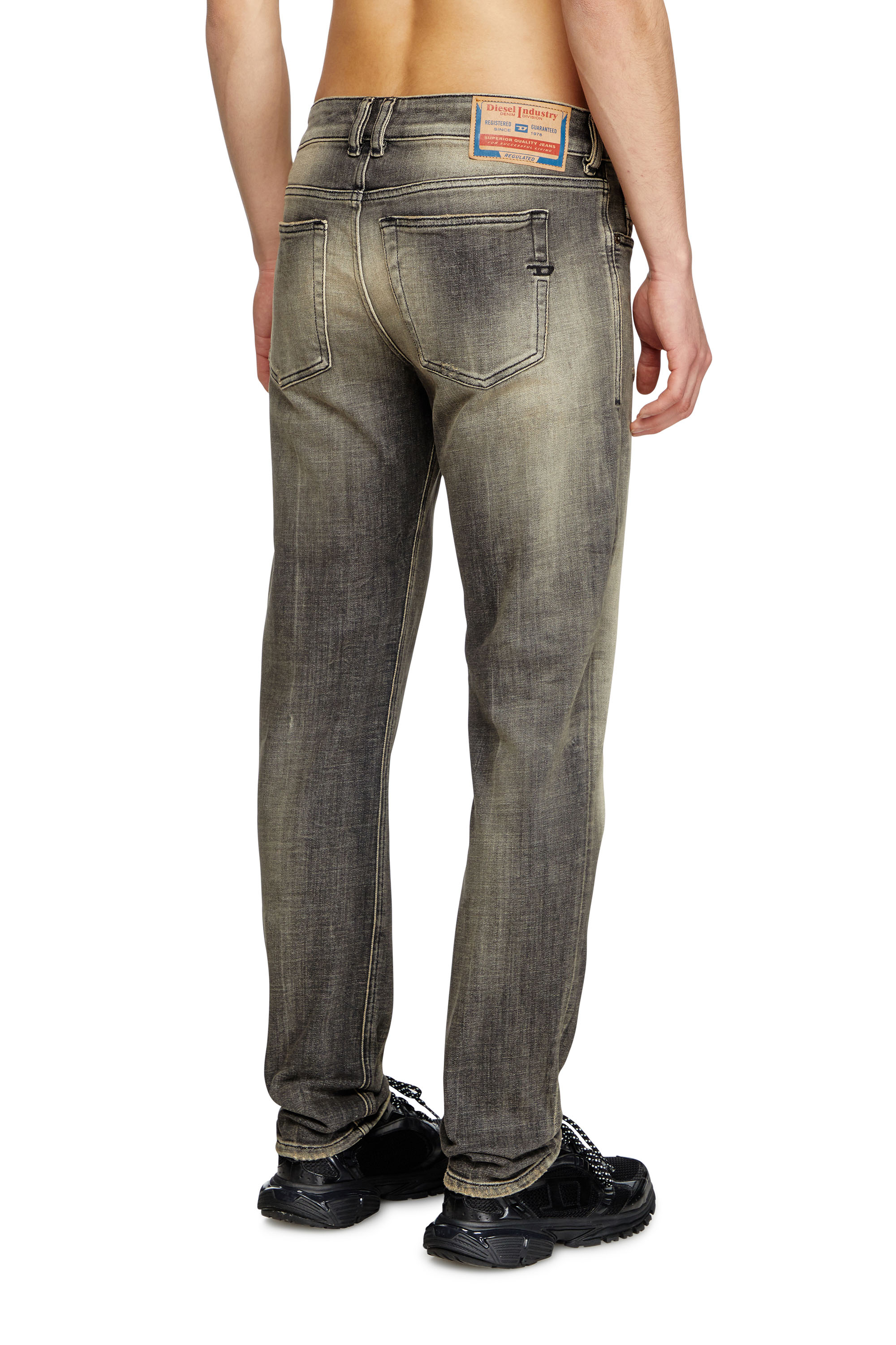 Diesel - Skinny Jeans 1979 Sleenker 09K54 Uomo, Nero/Grigio scuro - Image 4