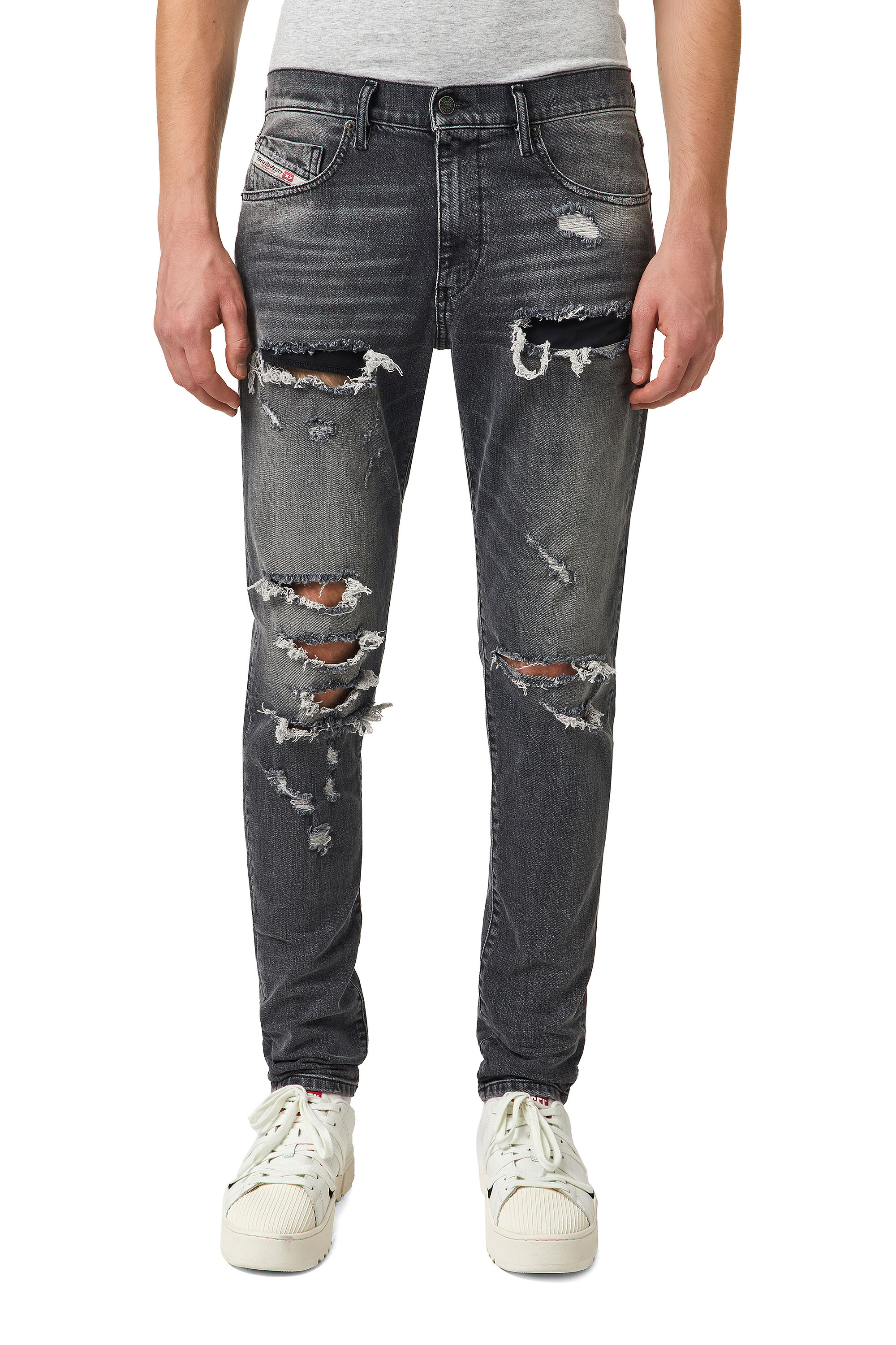 D-Strukt 09B19, Nero/Grigio scuro - Jeans