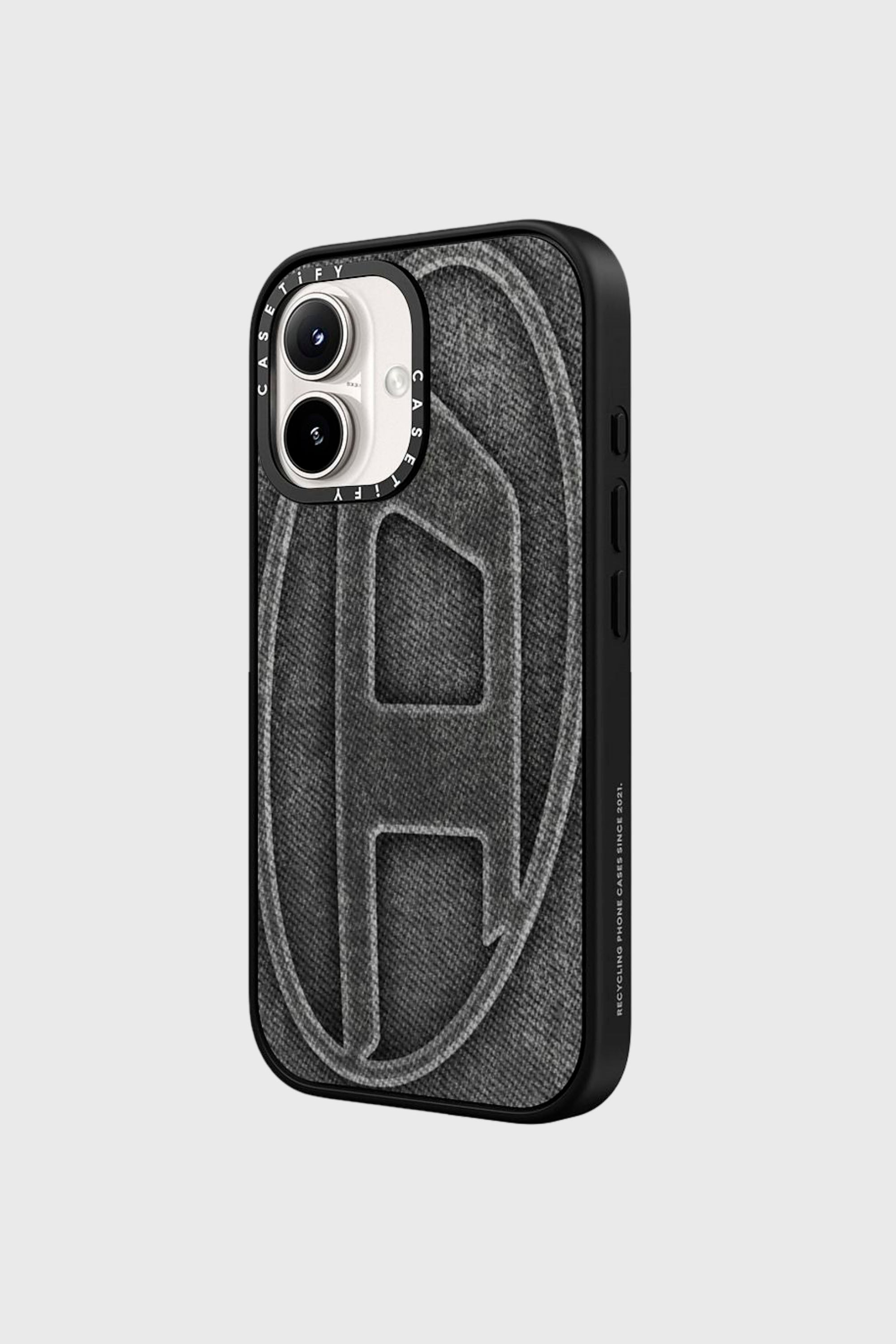 Diesel - 60578 MOULDED CASE, Custodia Oval D impact per iPhone 16 Unisex in Nero - 2