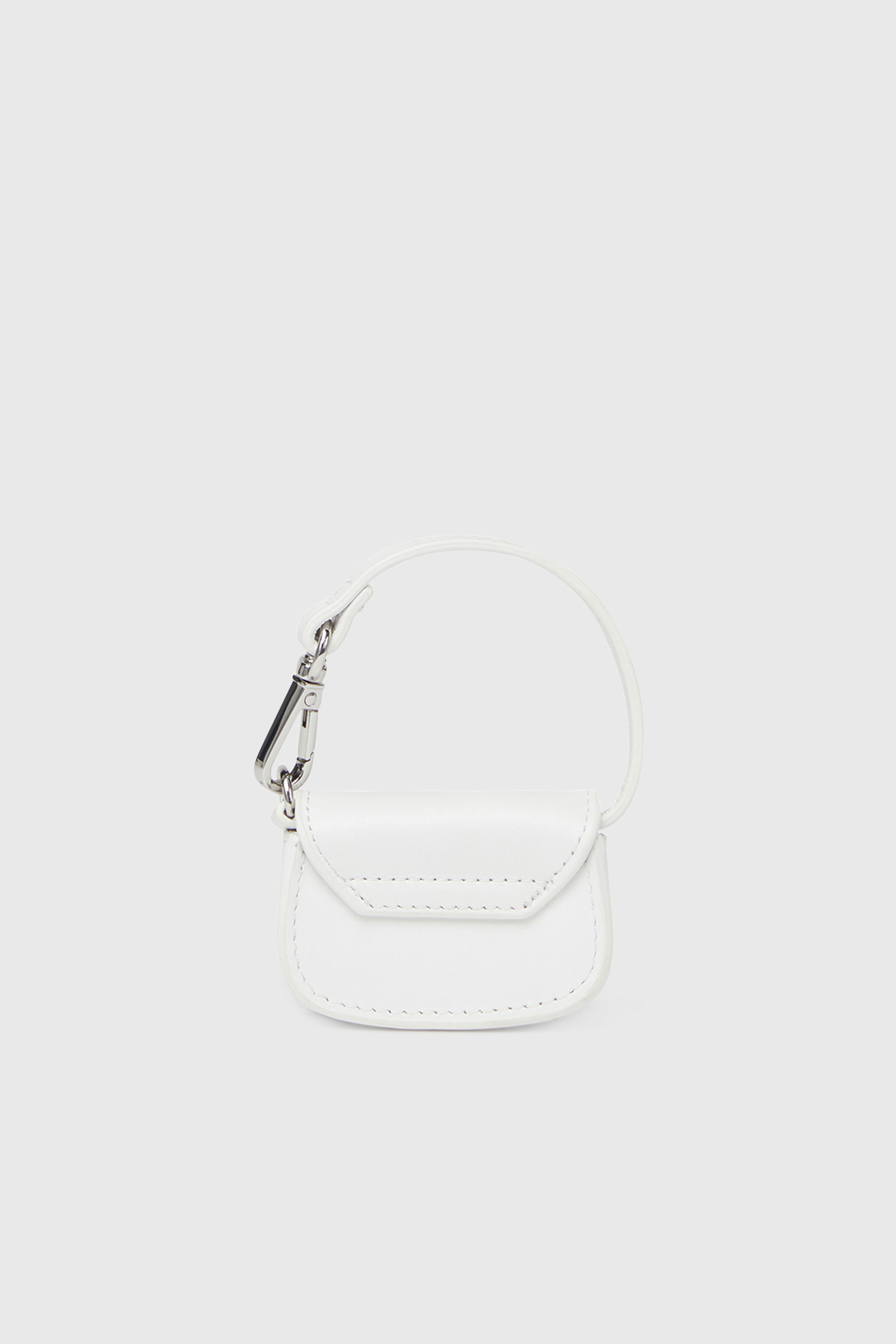 Diesel - 1DR MICRO, Charm per borsa in pelle Donna in Bianco - 2