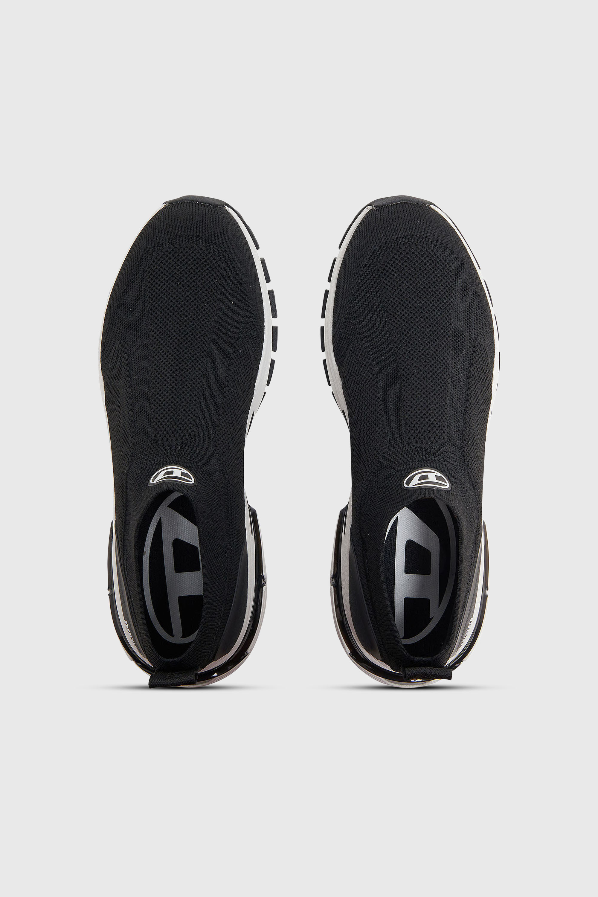 Diesel - S-PRO-V-DENSE-SOCKS, Pro-V-Dense-Sneakers a calzino in maglia slip-on Uomo in Nero - 4